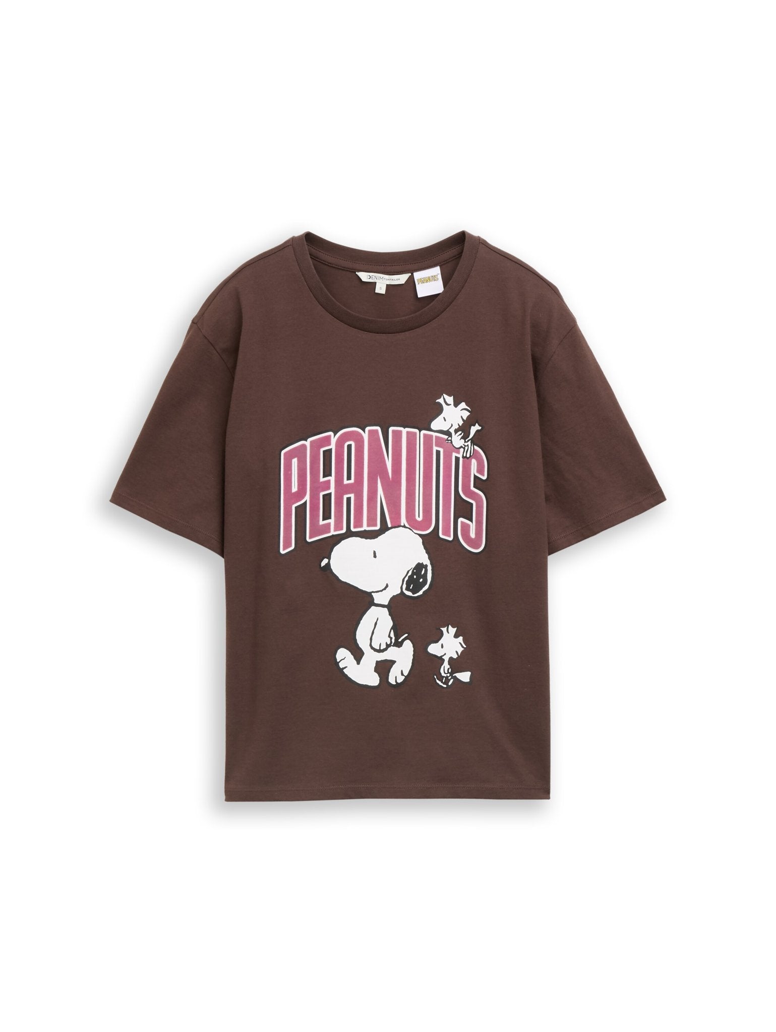 Tom Tailor denim Damen T-Shirts Cool Dark Brown