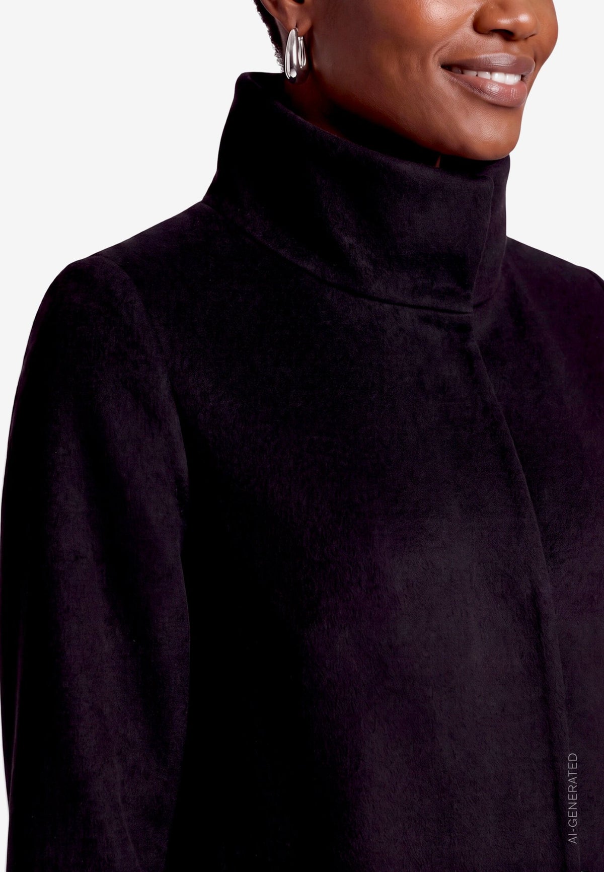 Zero Damen Mantel Black Beauty