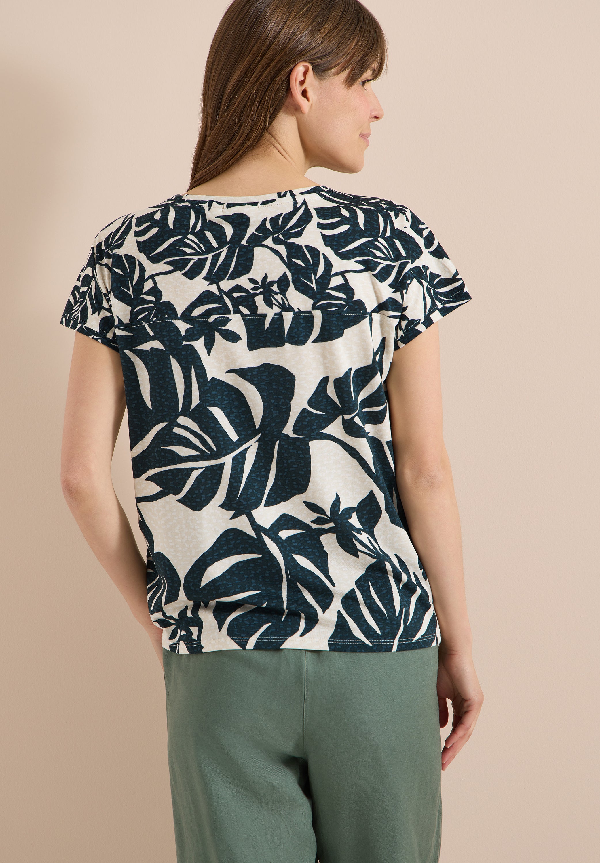 Cecil Damen T-Shirts Palm Bree