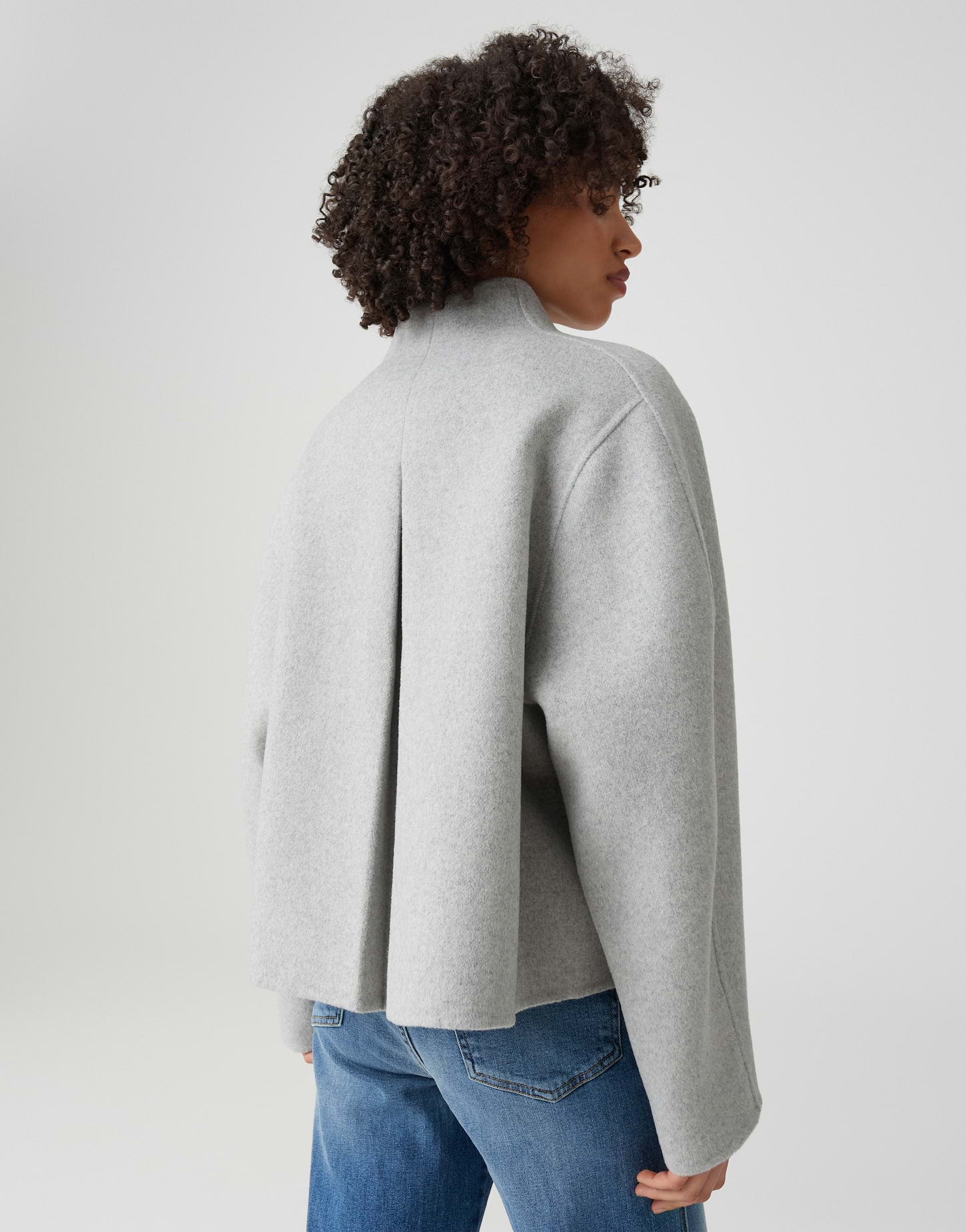 Opus Damen Jacken Hazy Fog Melang