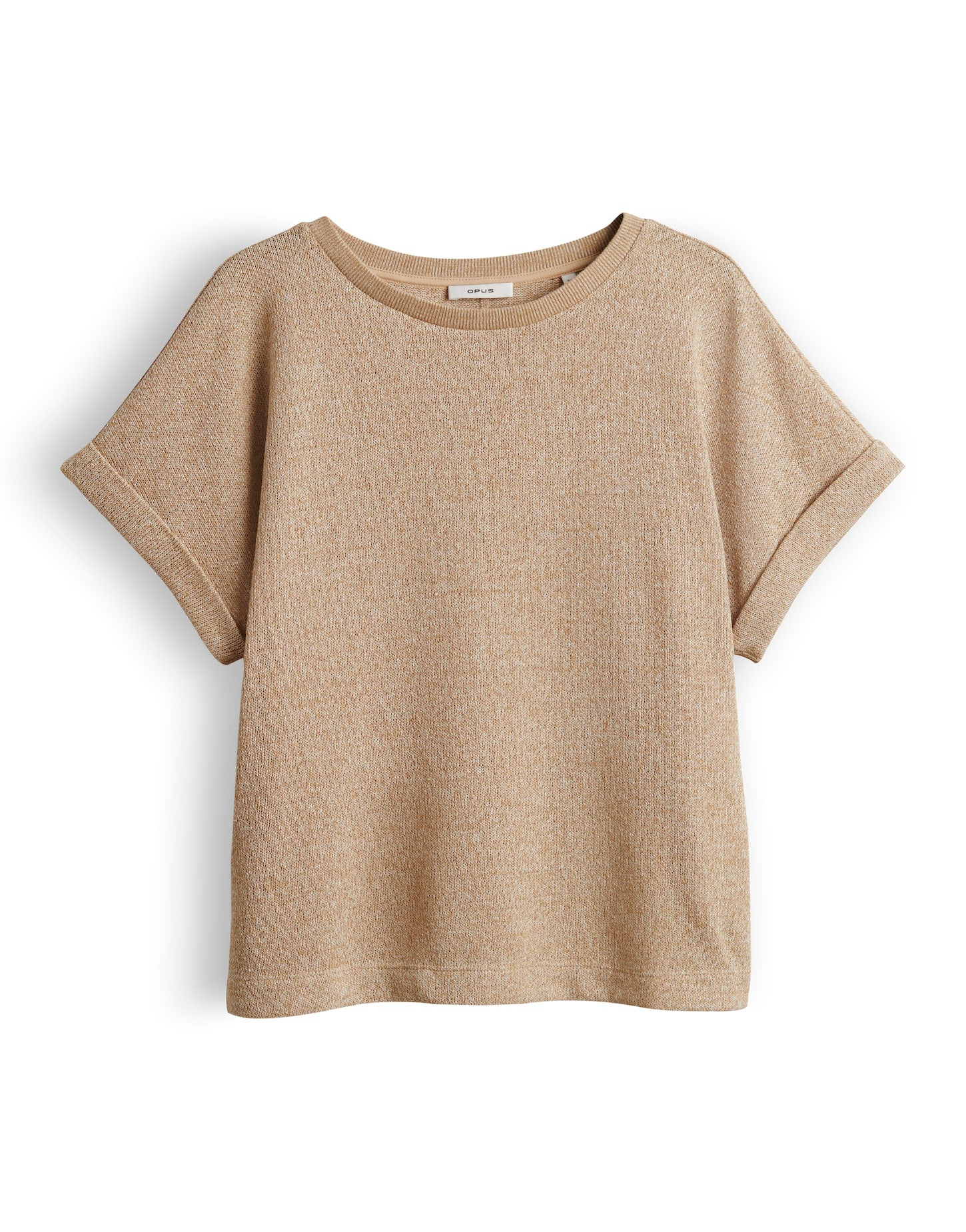 Opus Damen T-Shirts Golden Beige