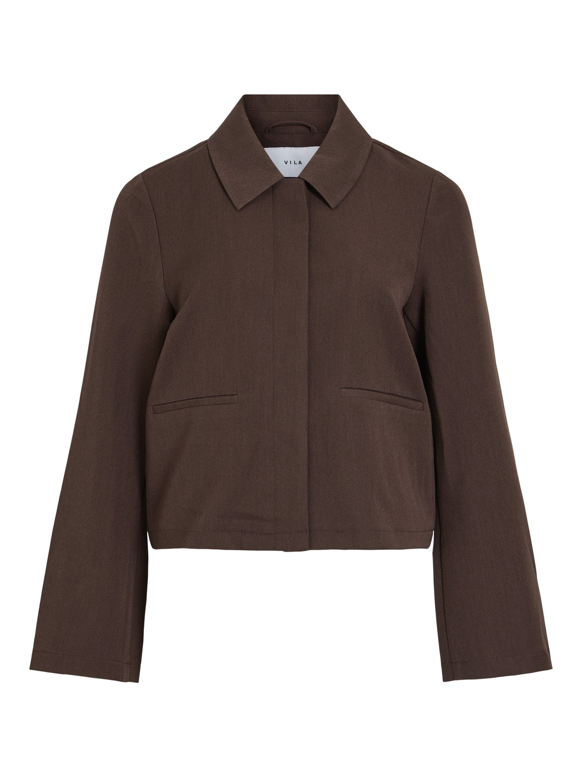 Vila Damen Blusen Coffee Bean/Mel