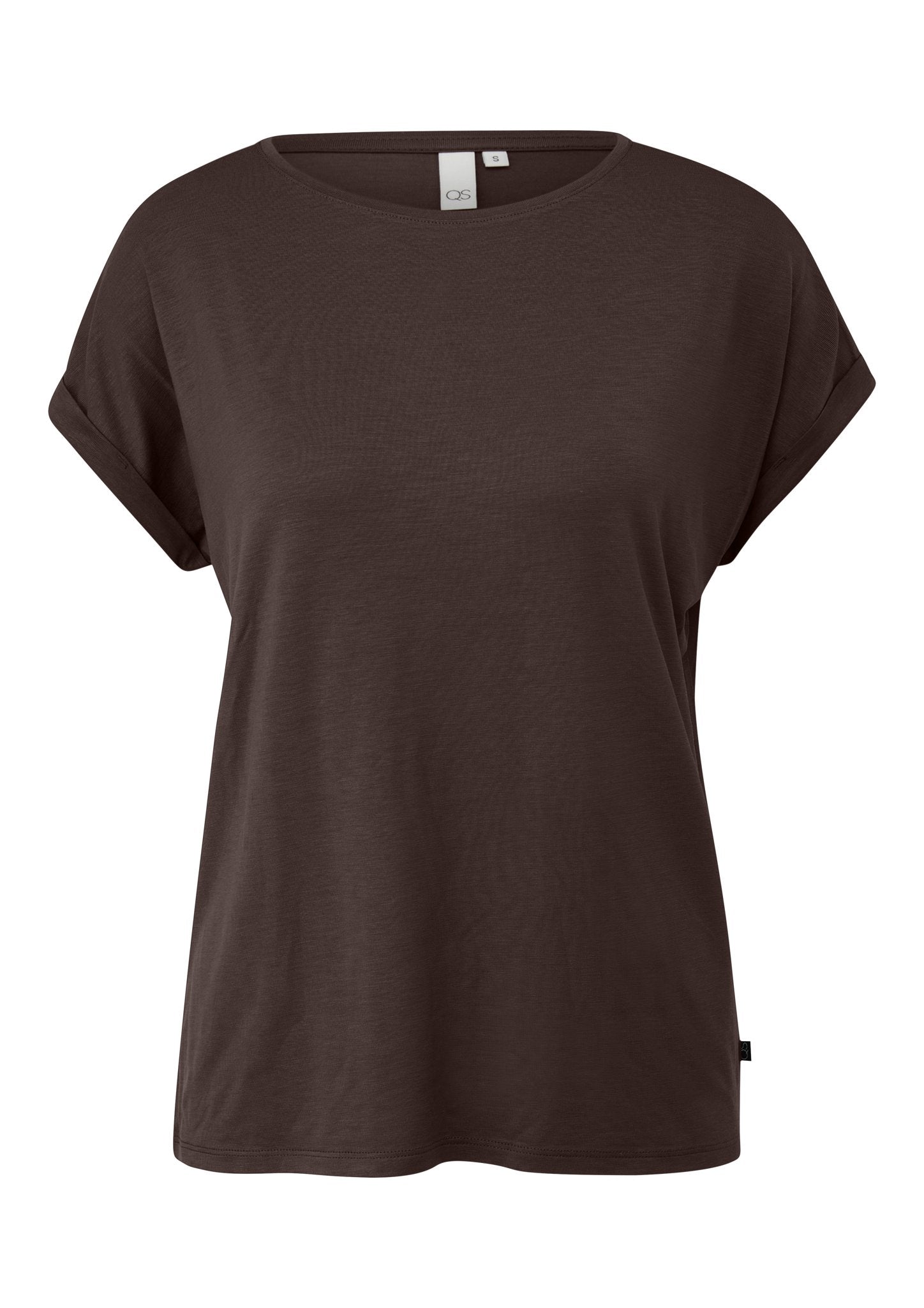 QS by S.Oliver Damen T-Shirts  Brown