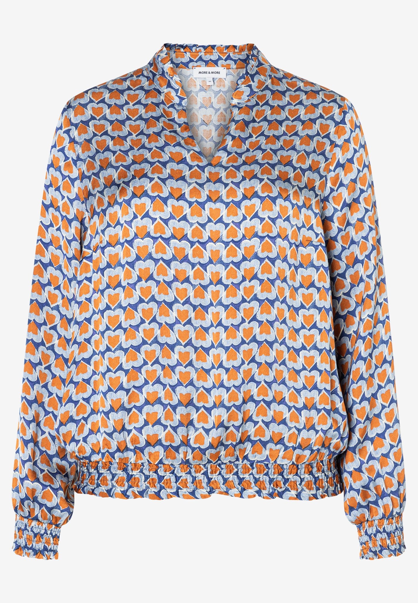 More & More Damen Blusen  Heart Prin