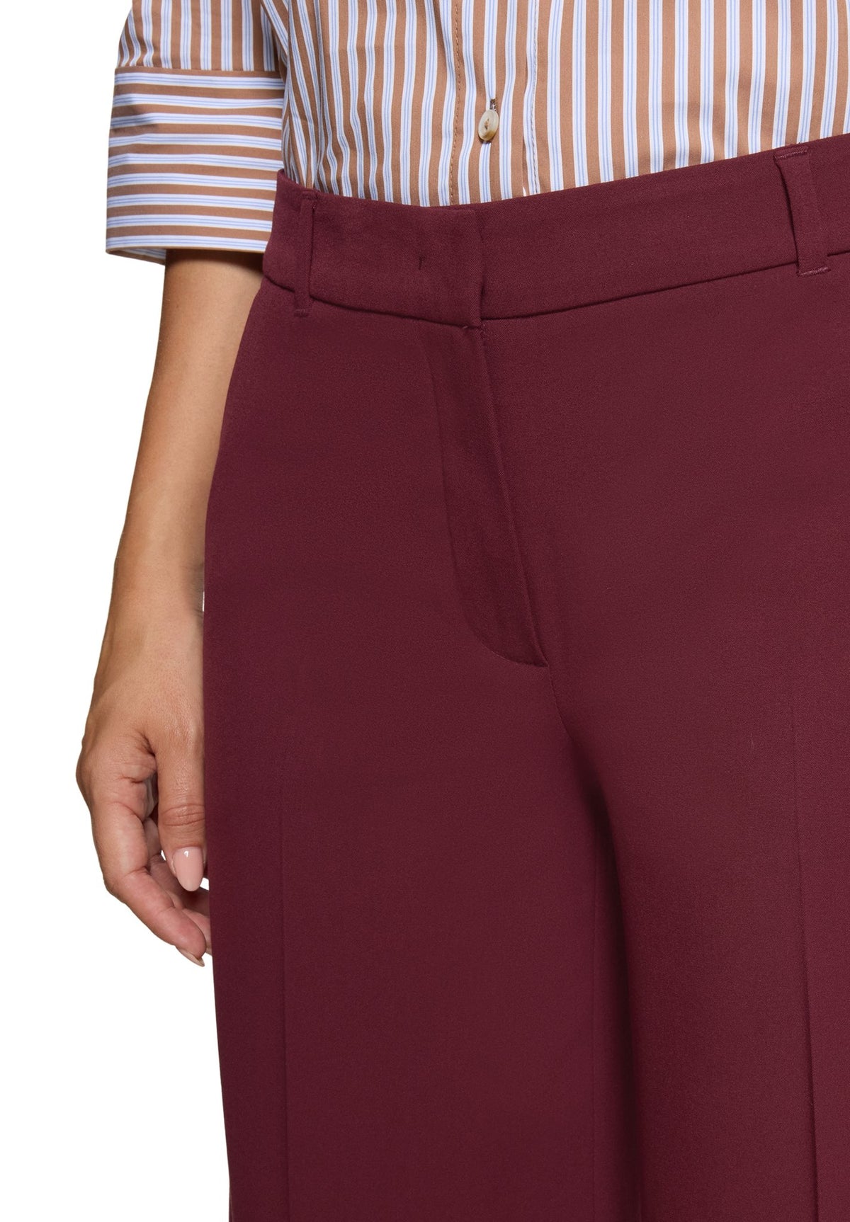 Betty & Co Damen Hosen Fall Burgundy
