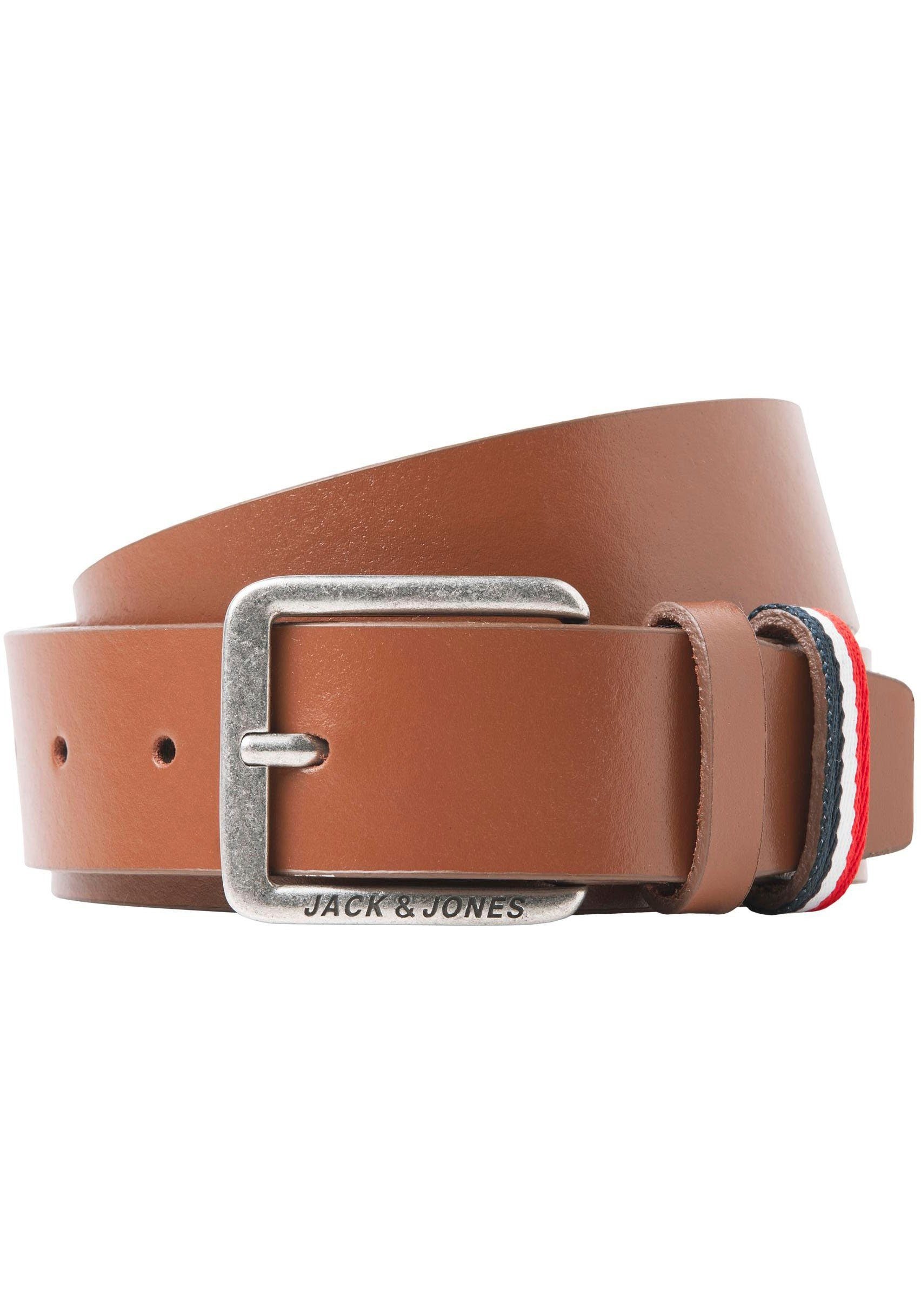 Jack & Jones Herren Gürtel Cognac