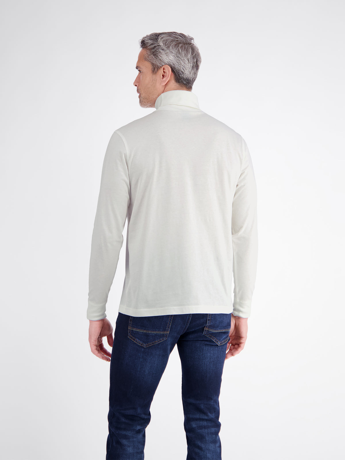 Lerros Herren T-Shirts kurz Broken White