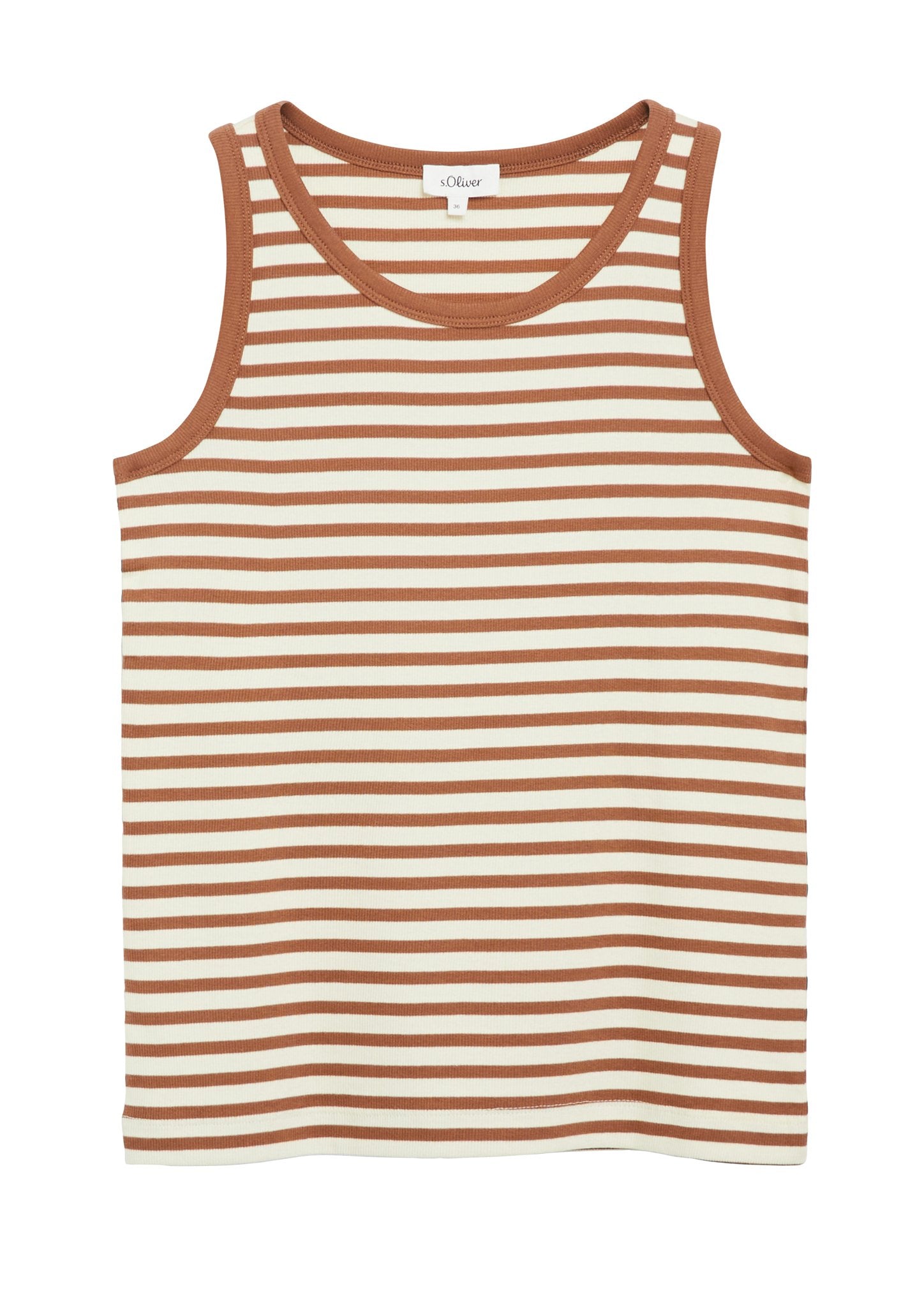 S. Oliver red Damen T-Shirts Brown