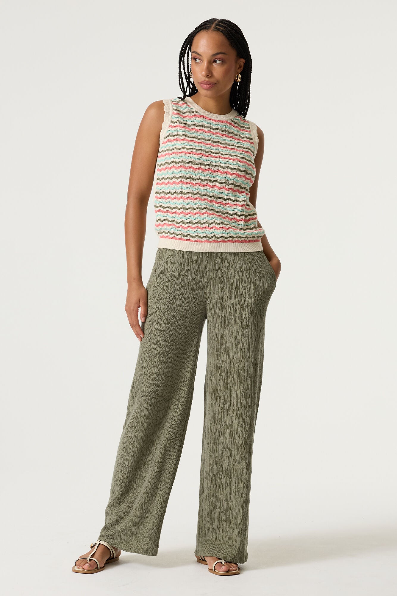 Garcia Damen T-Shirts Whitecap