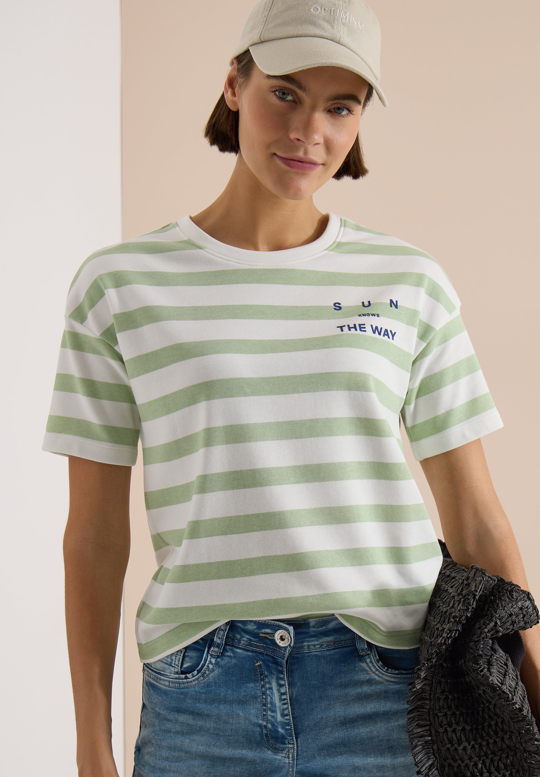 Cecil Damen T-Shirts  Raw Match
