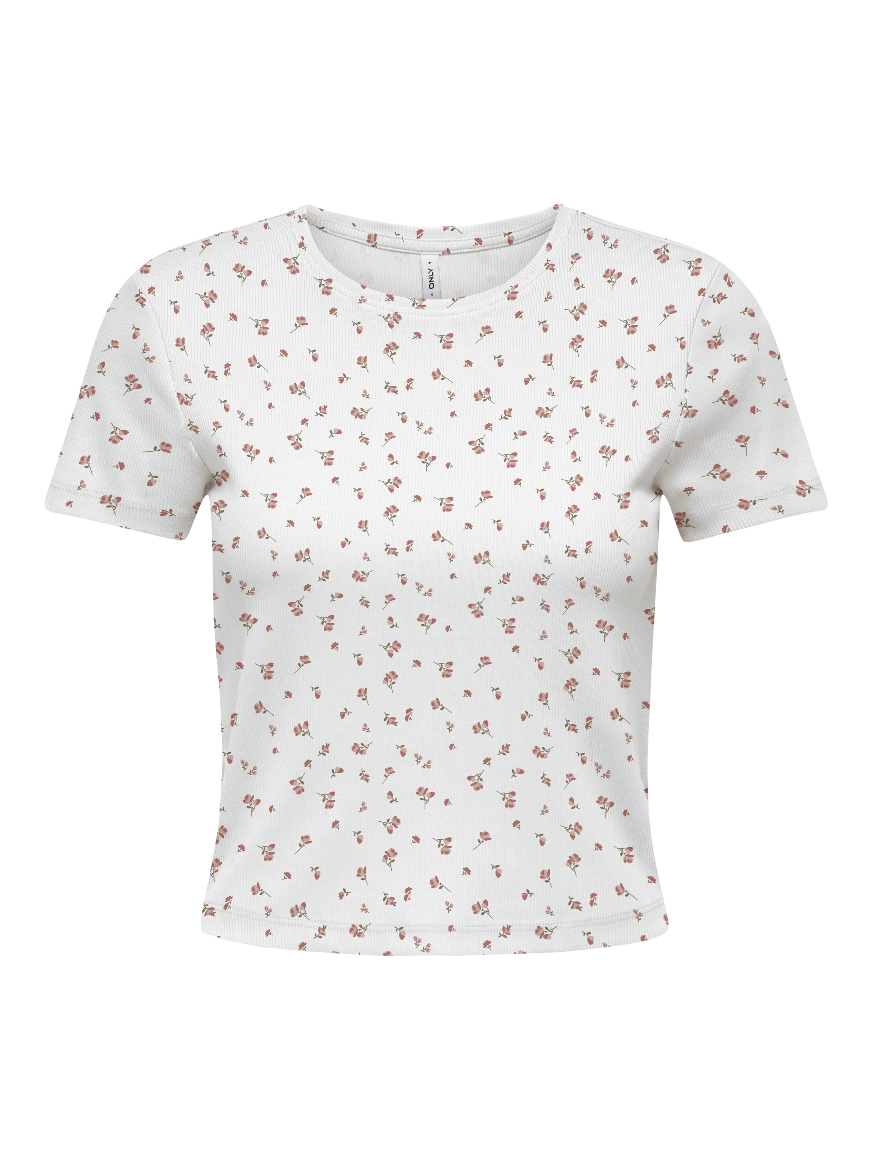only Damen T-Shirts Cloud Dancer/Ro