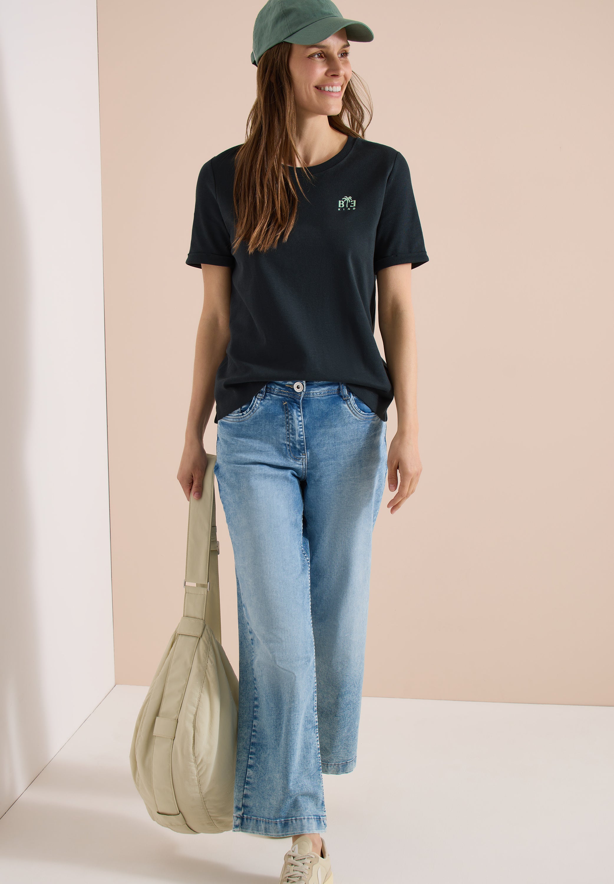 Cecil Damen T-Shirts Palm Bree