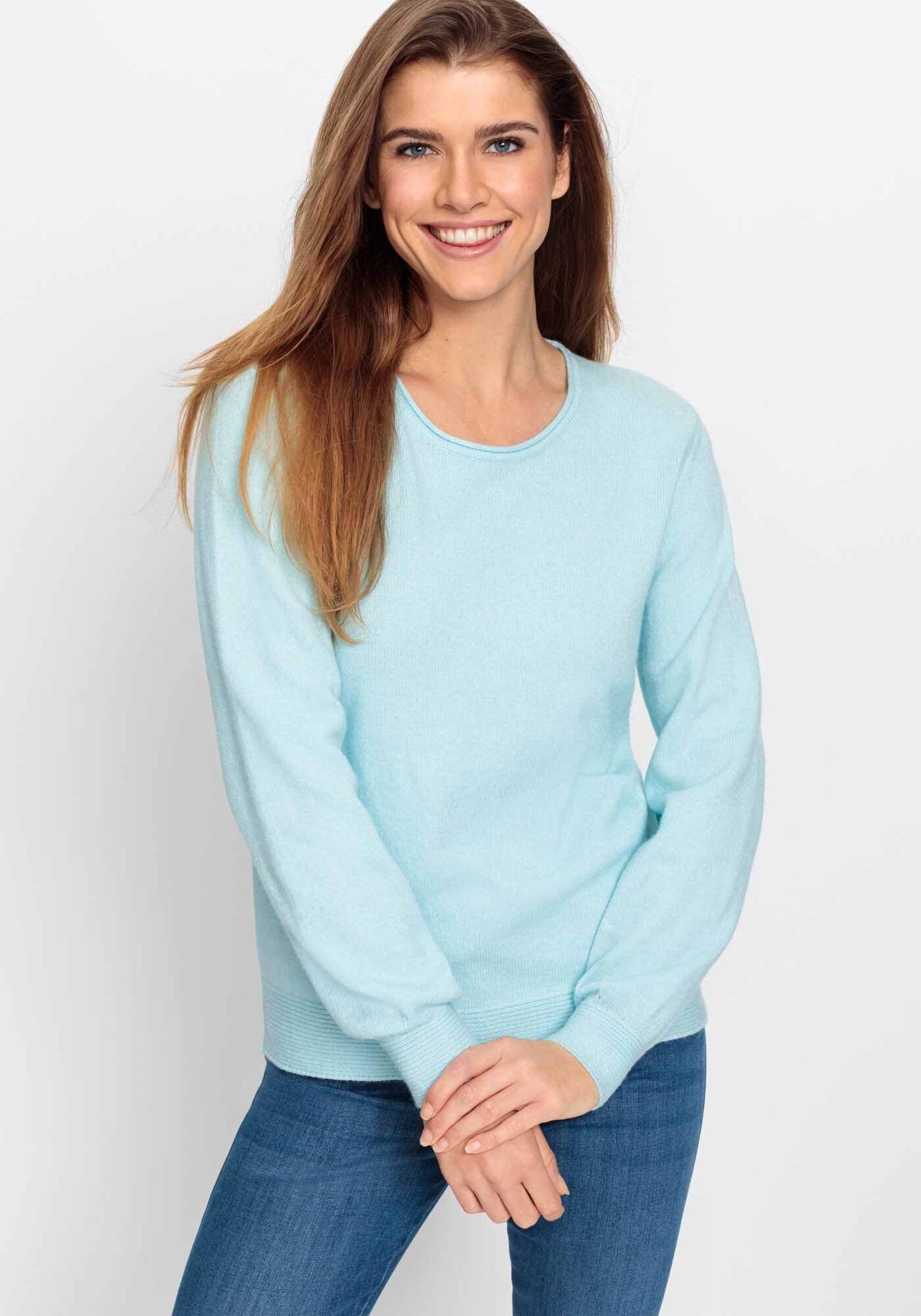Olsen Damen Pullover  Pastel Mi