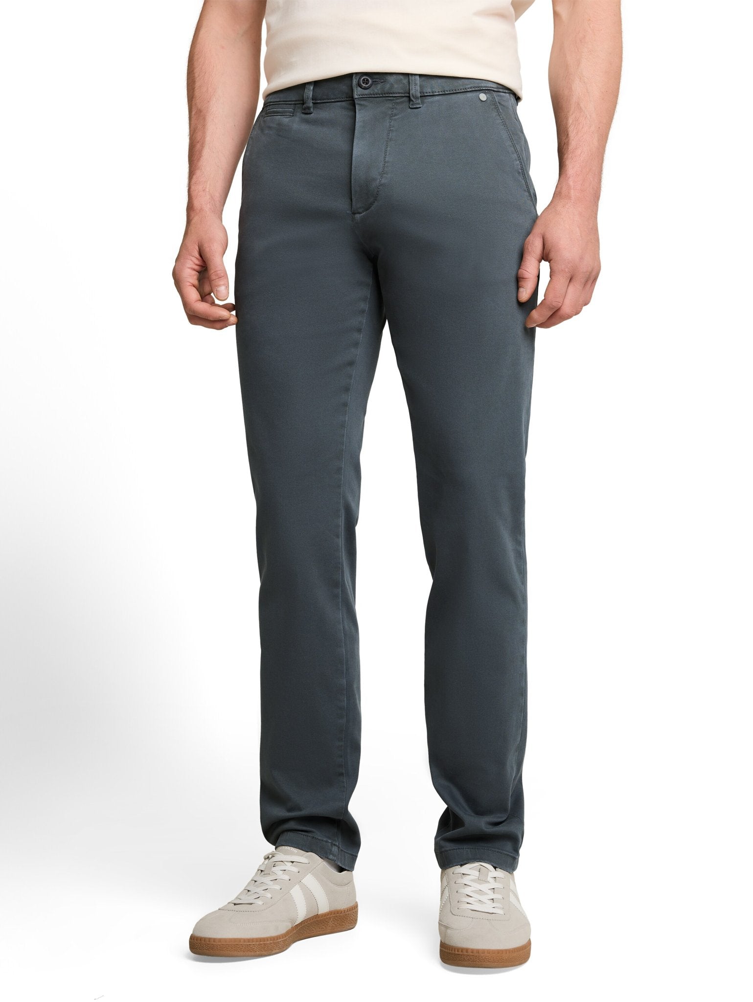 Tom Tailor Herren Hosen Darkest Olive