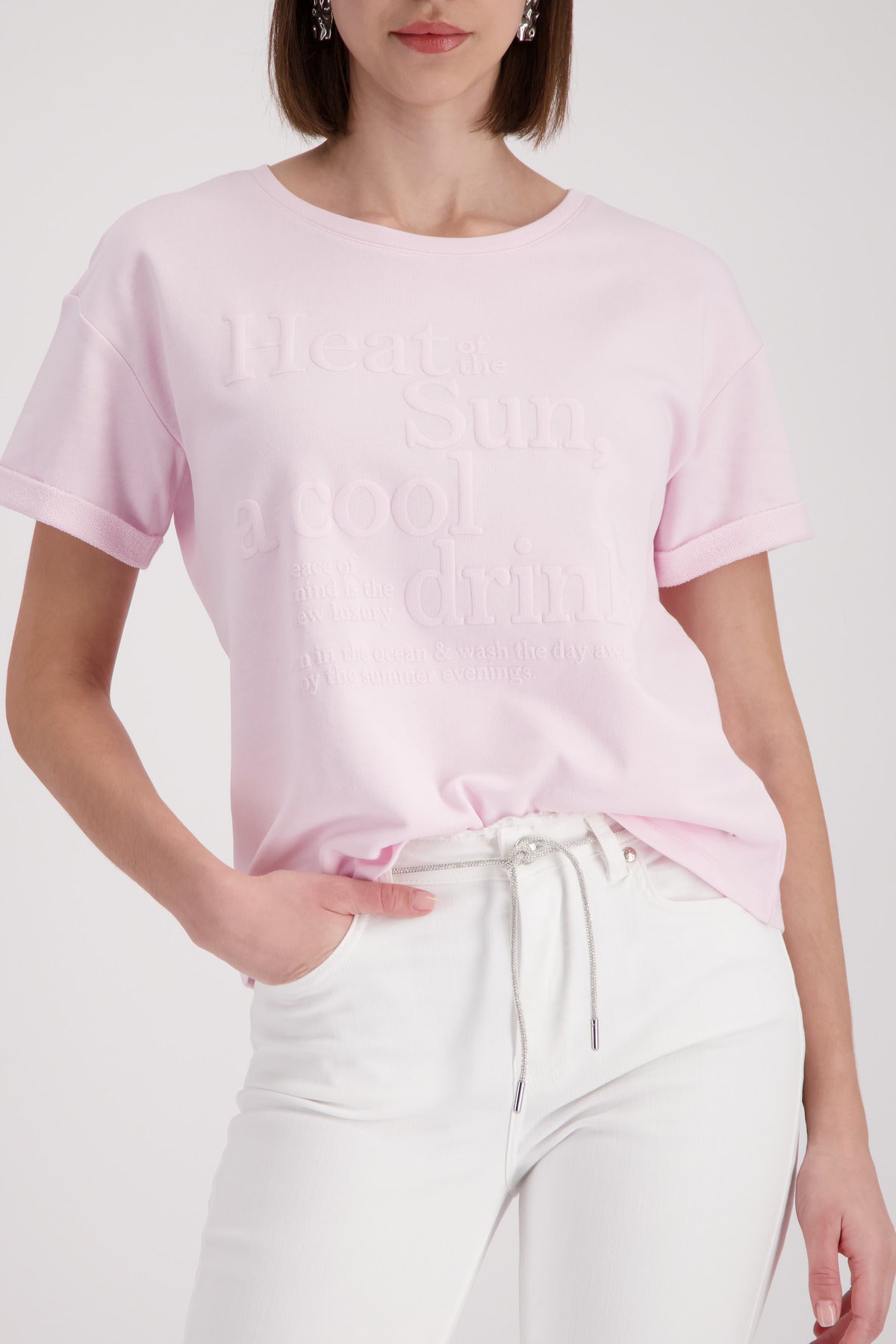 Monari Damen T-Shirts  French Rose