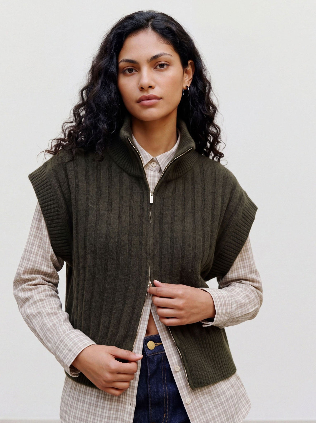 Vero Moda Damen Indoorwesten Forest Night/Me