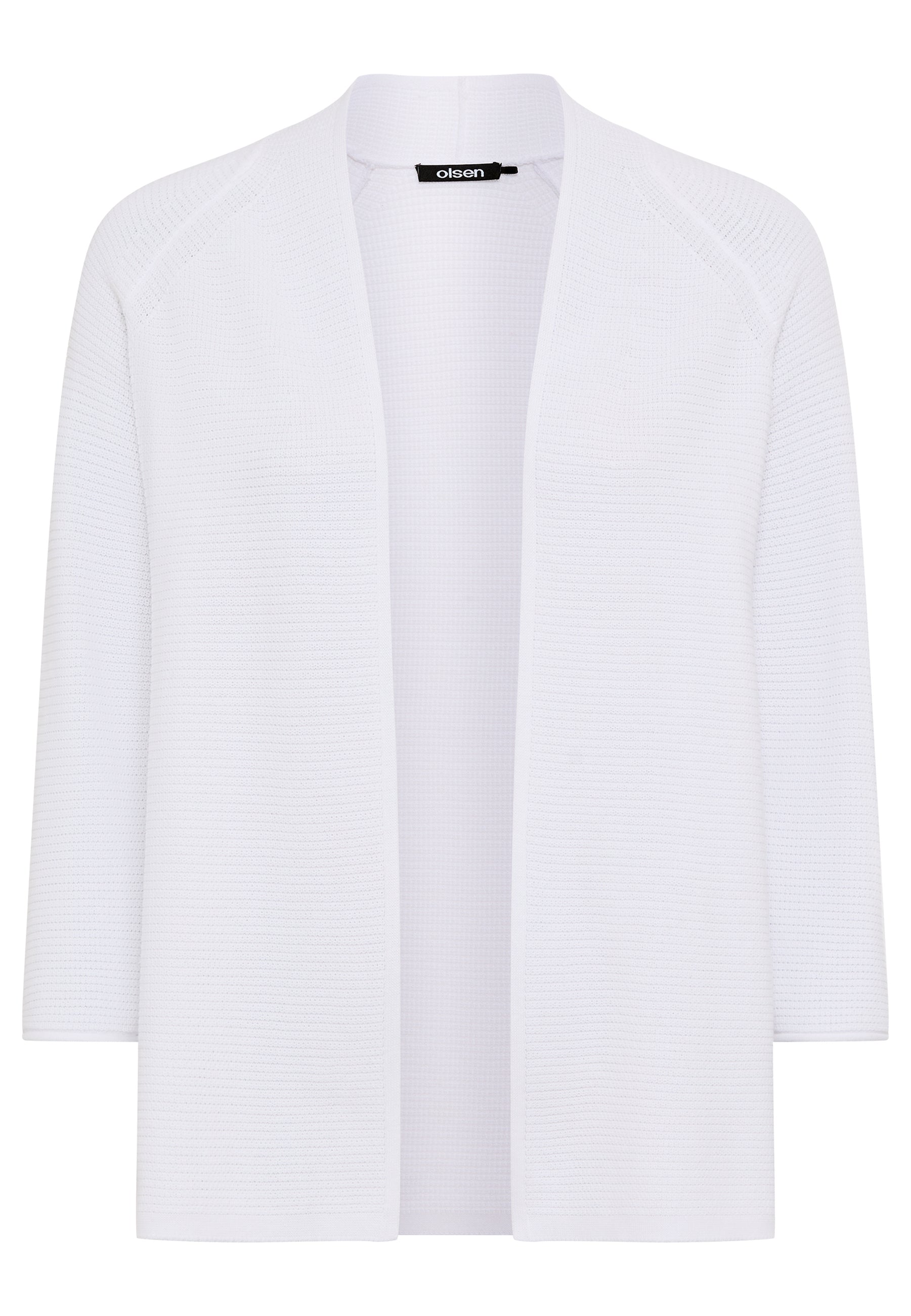 Olsen Damen Strickjacken White
