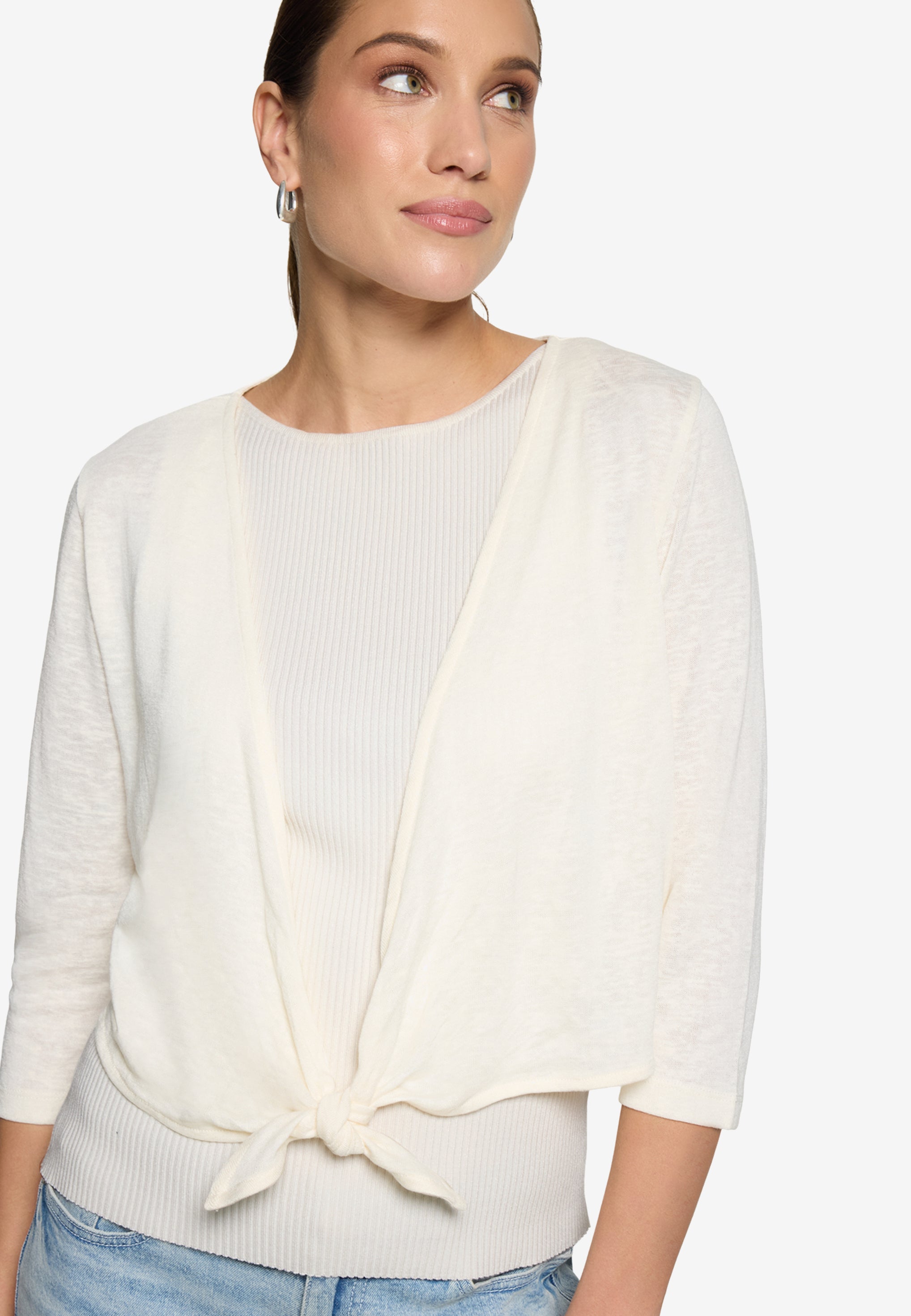 Zero Damen Sweatjacken Eggnog