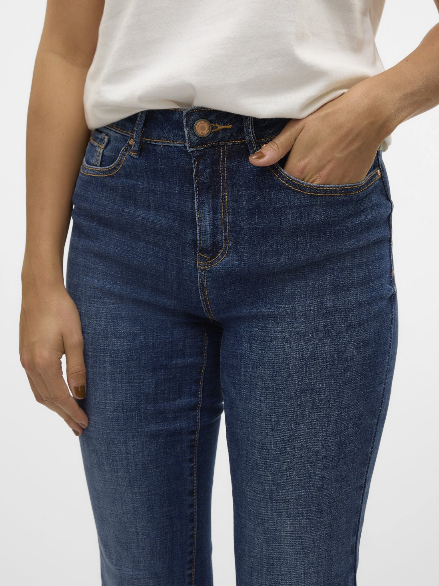 Vero Moda Damen Jeans Dark Blue Denim