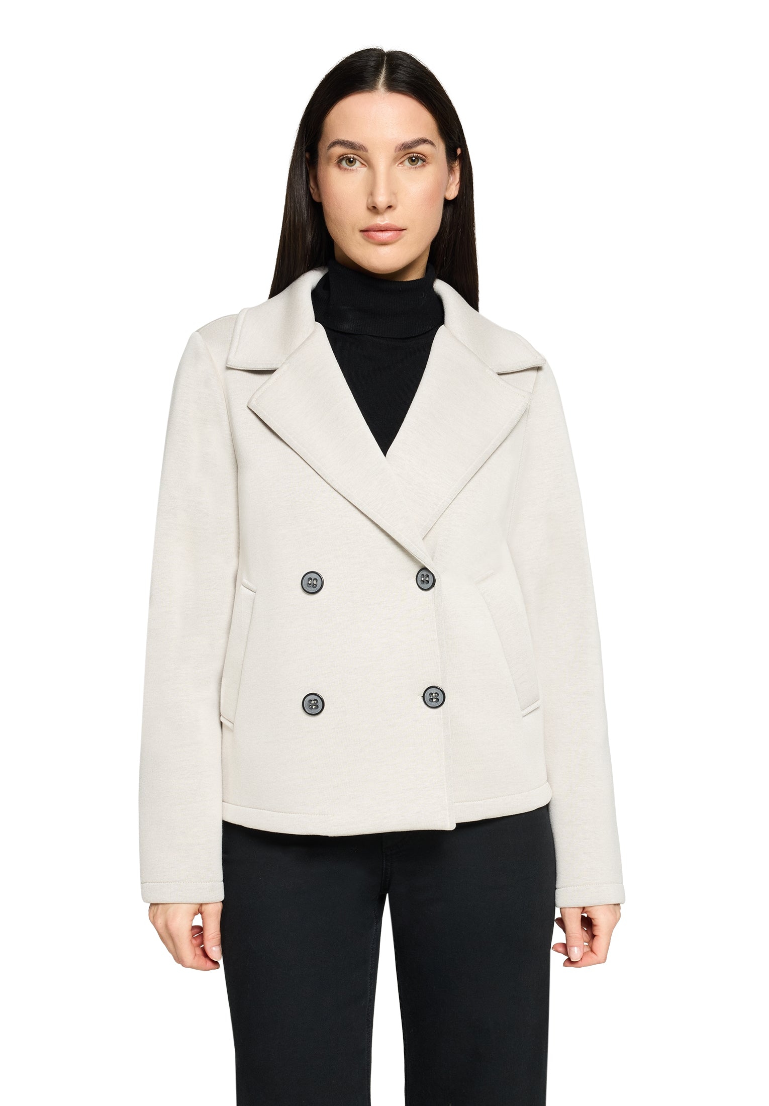 Amber & June Damen Jacken Soft Natur
