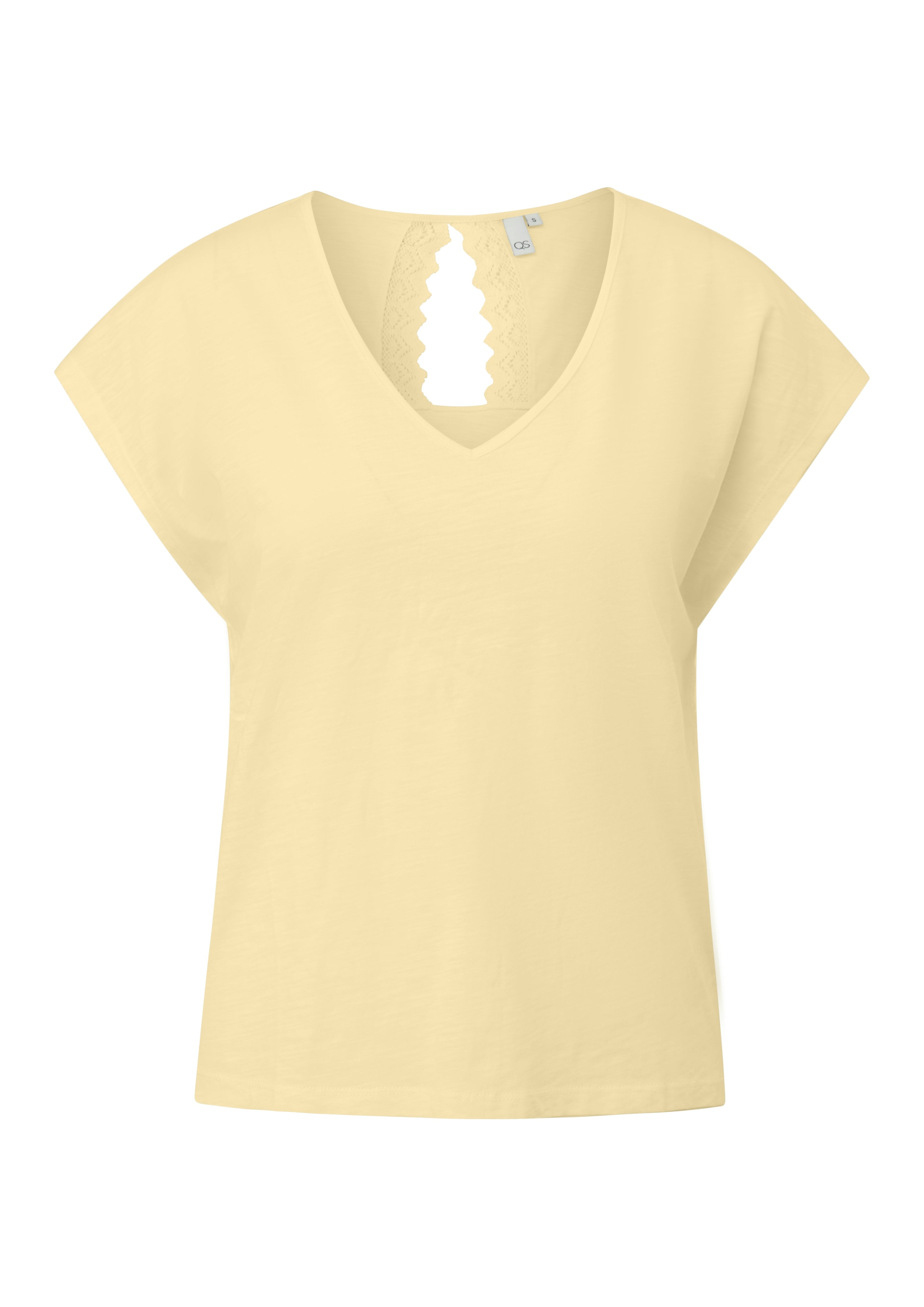 QS by S.Oliver Damen T-Shirts Yellow
