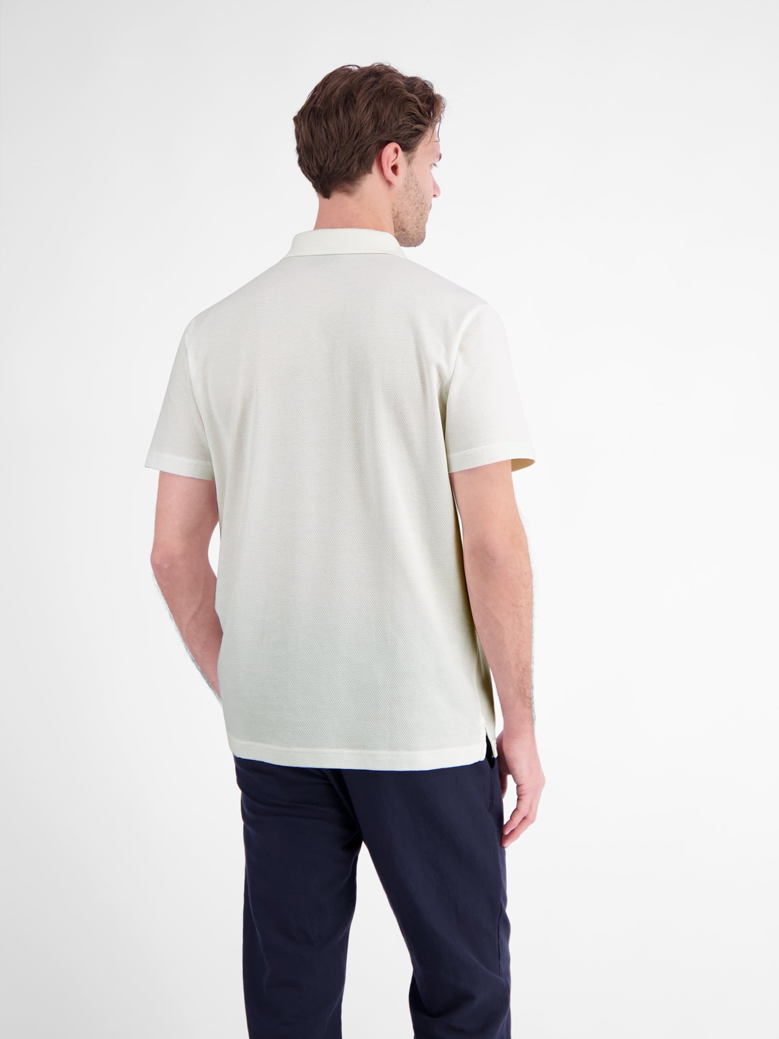 Lerros Herren Polo-Shirts Broken White
