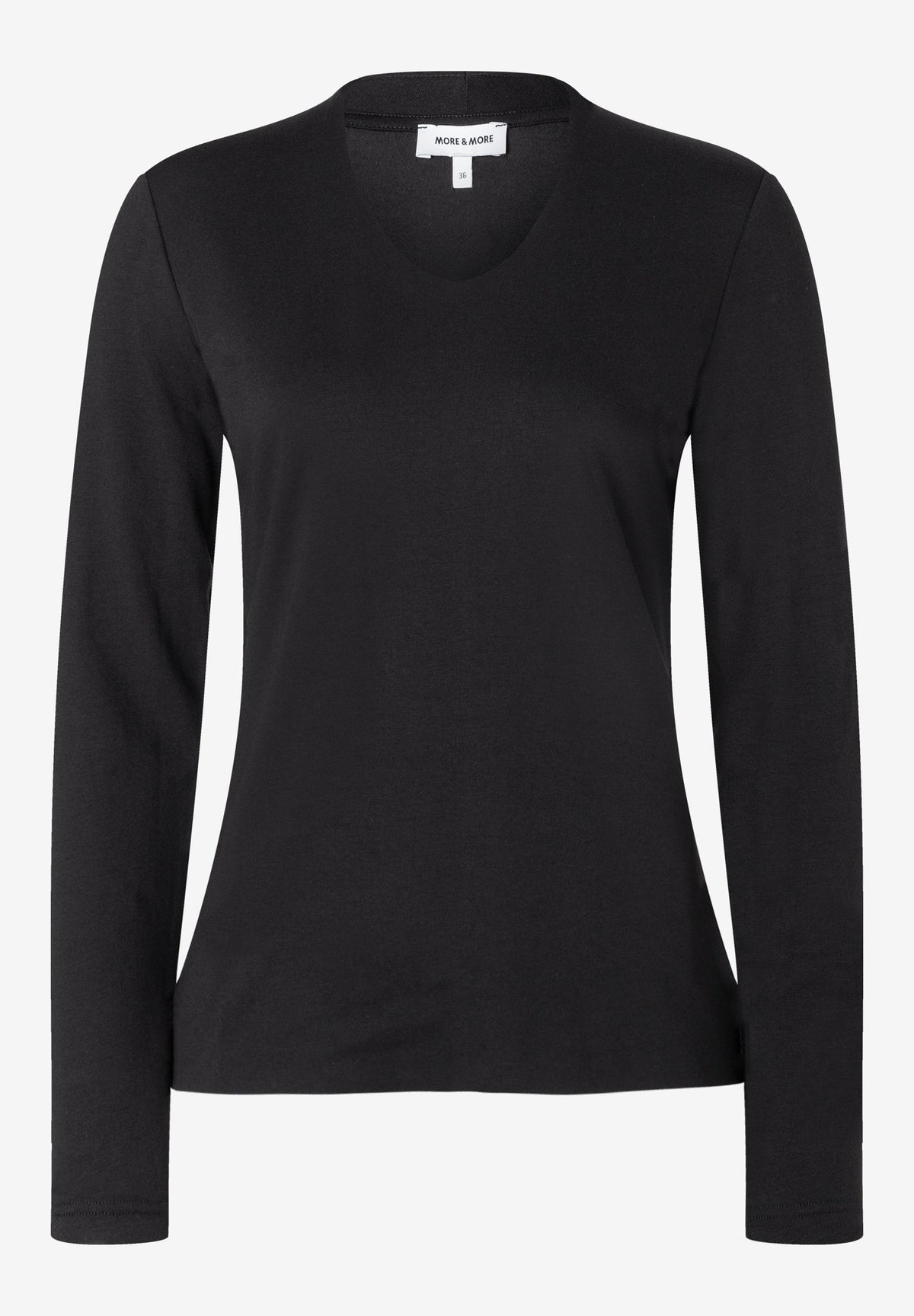 More & More Damen T-Shirts Black