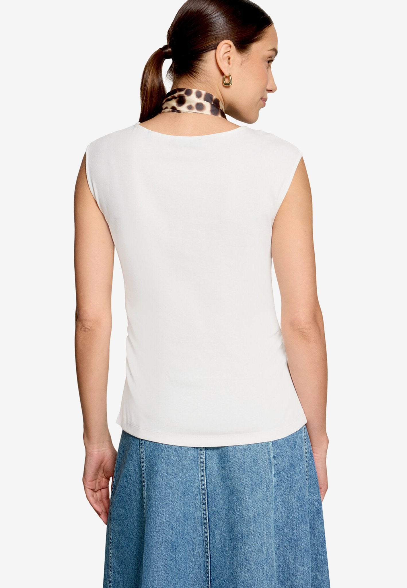 Zero Damen Tops Offwhite