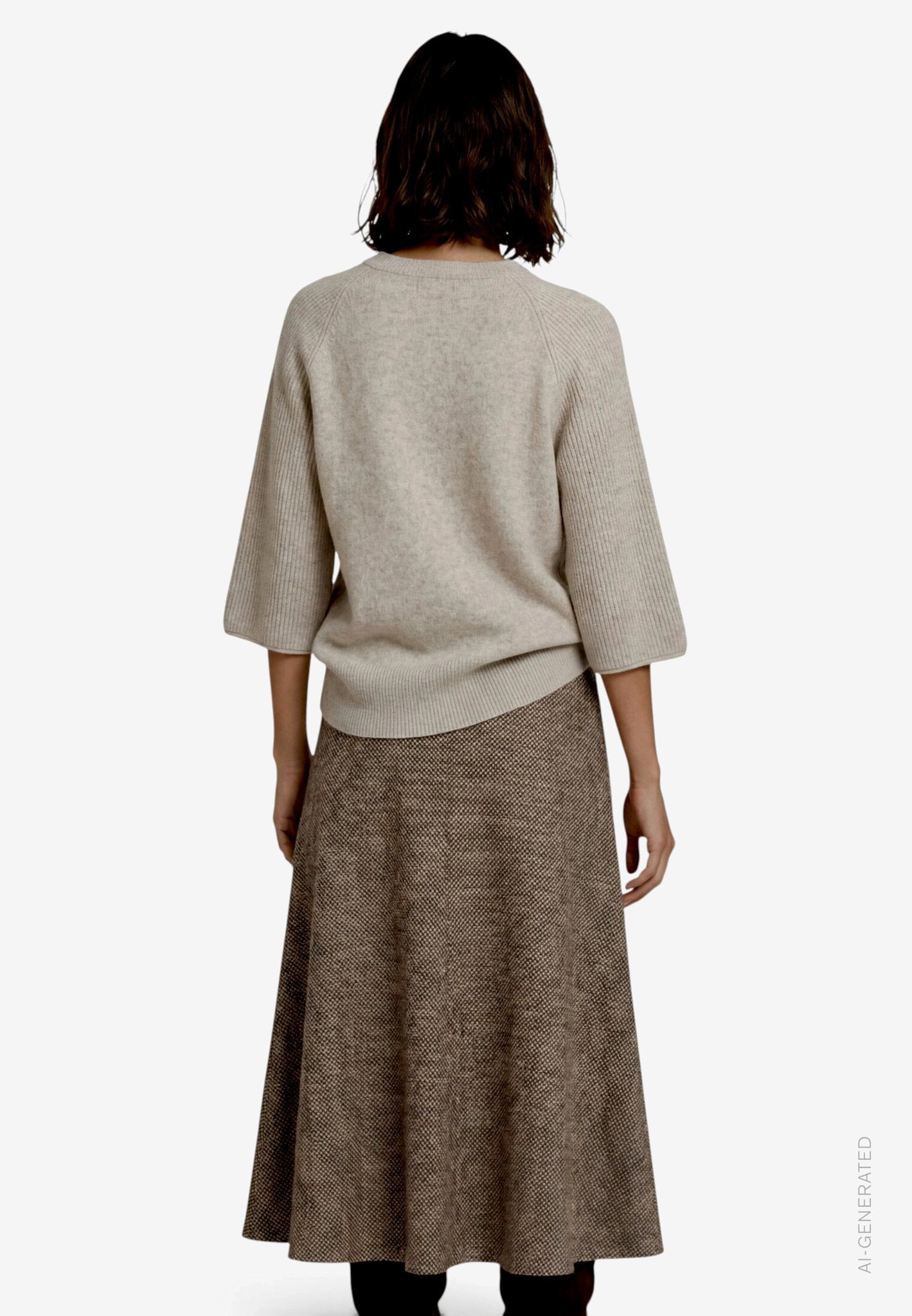 Zero Damen Pullover Light Beige Mel