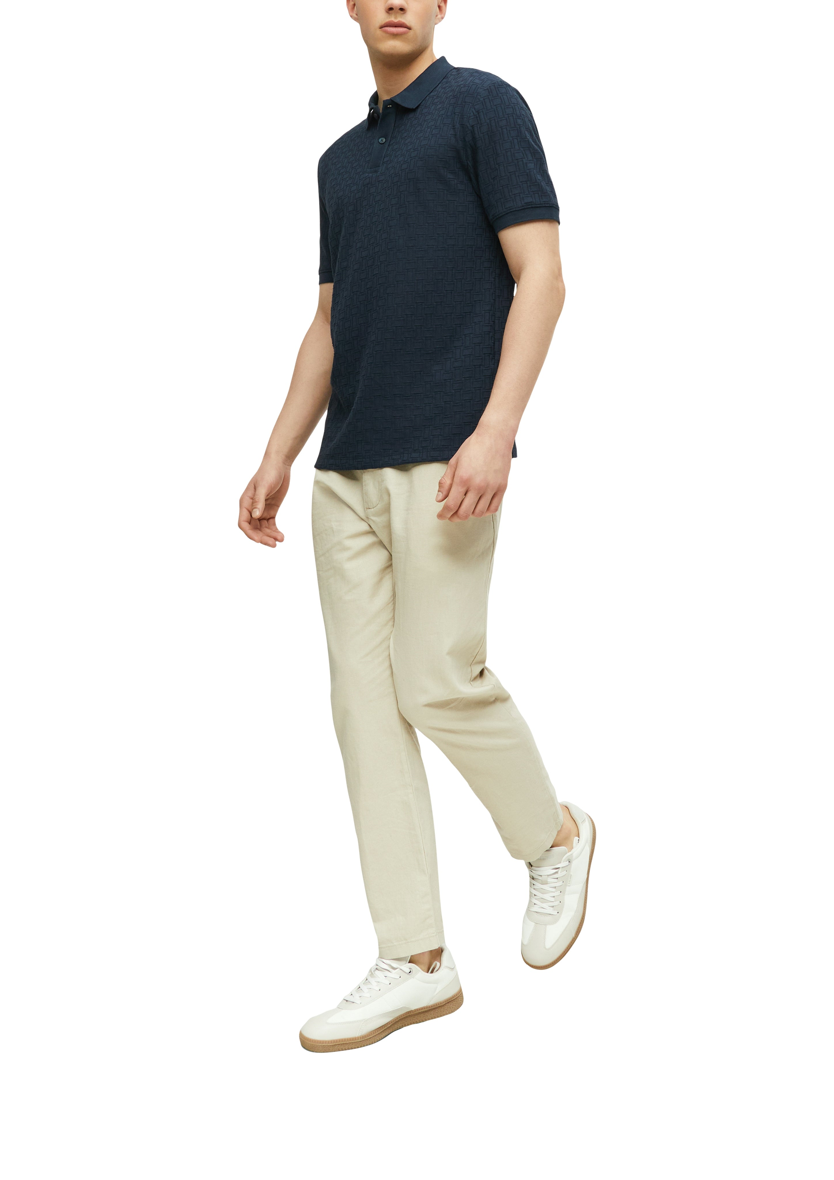 S. Oliver red Herren Polo-Shirts Blue