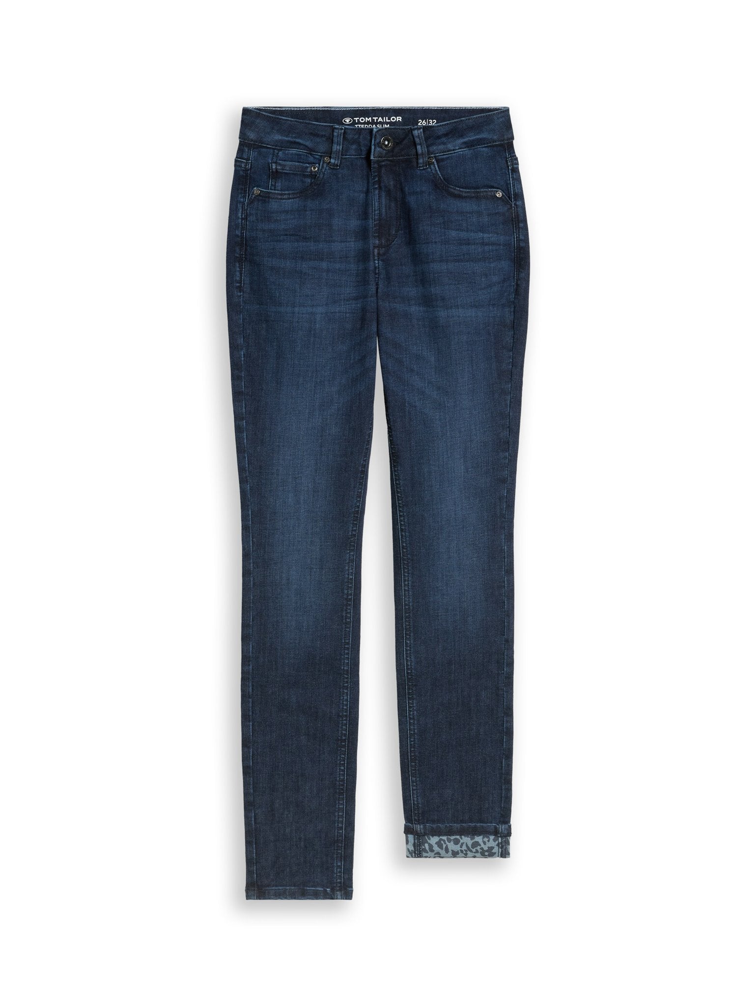 Tom Tailor Damen Jeans Dark Blue Denim