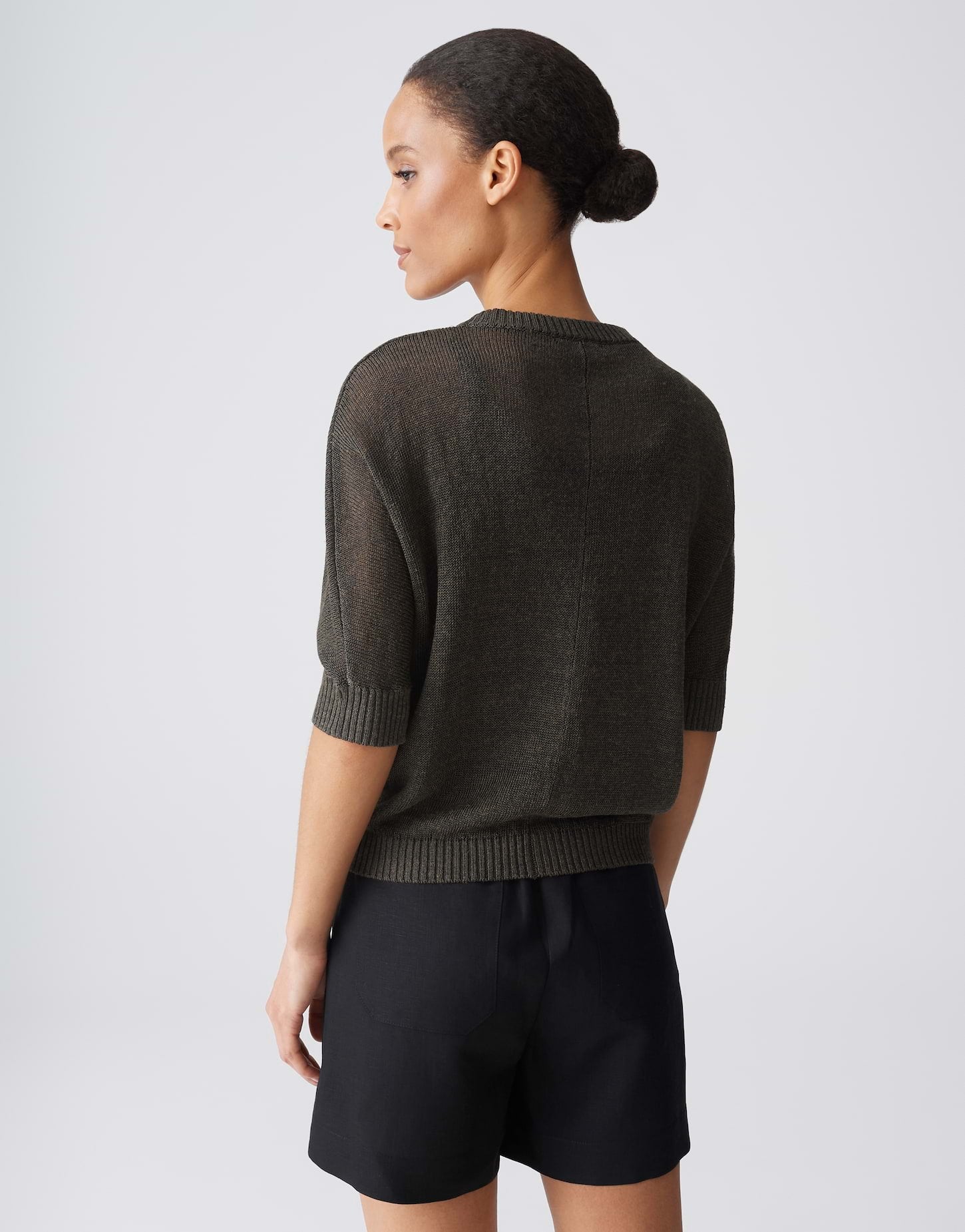 Opus Damen Pullover Deep Green