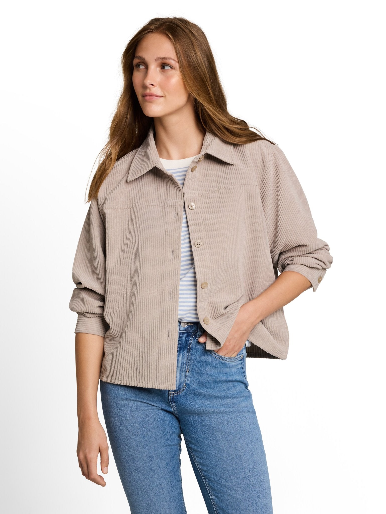 Tom Tailor denim Damen Blusen Atmosphere Beig