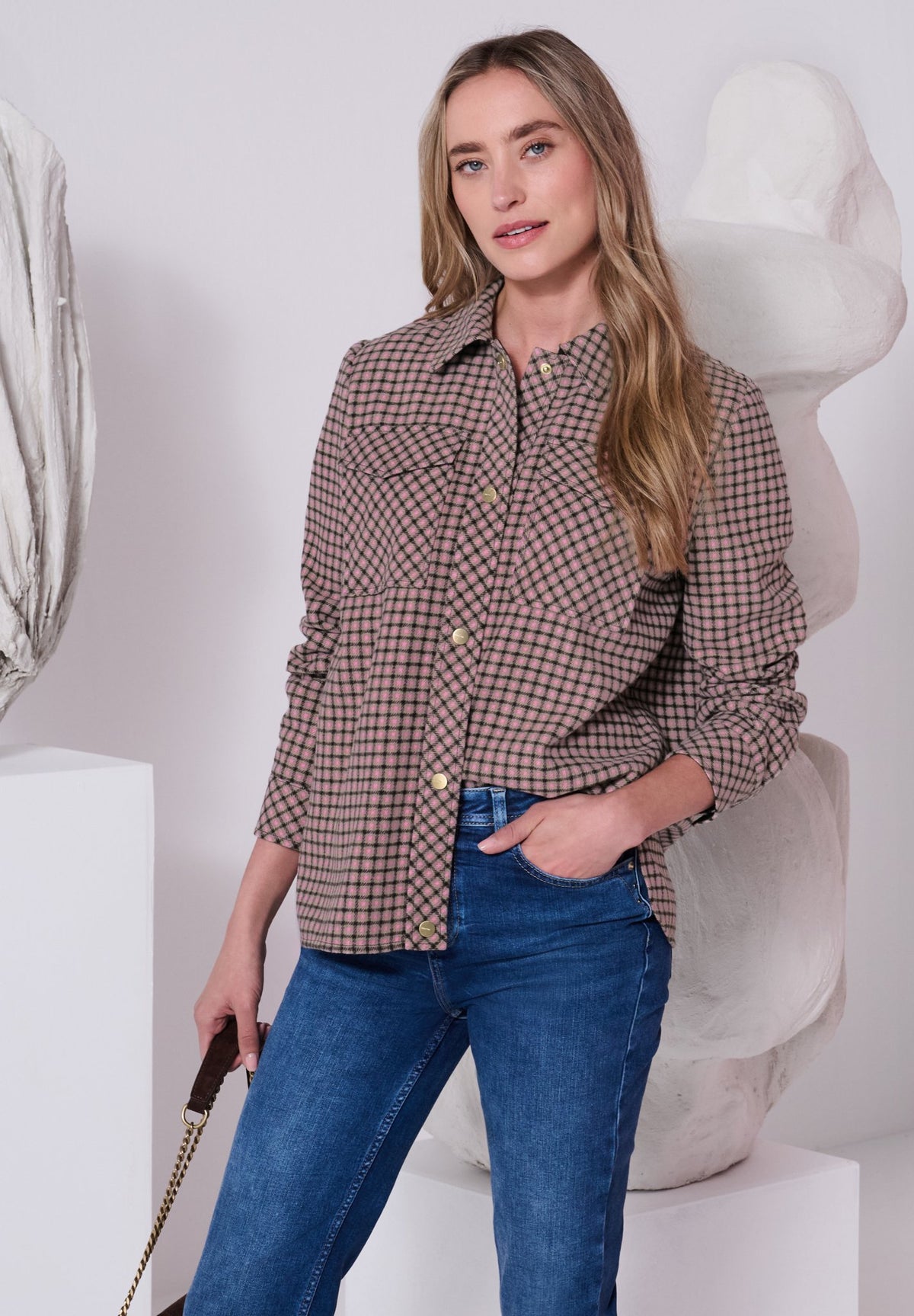Street One Damen Blazer Warm Blus