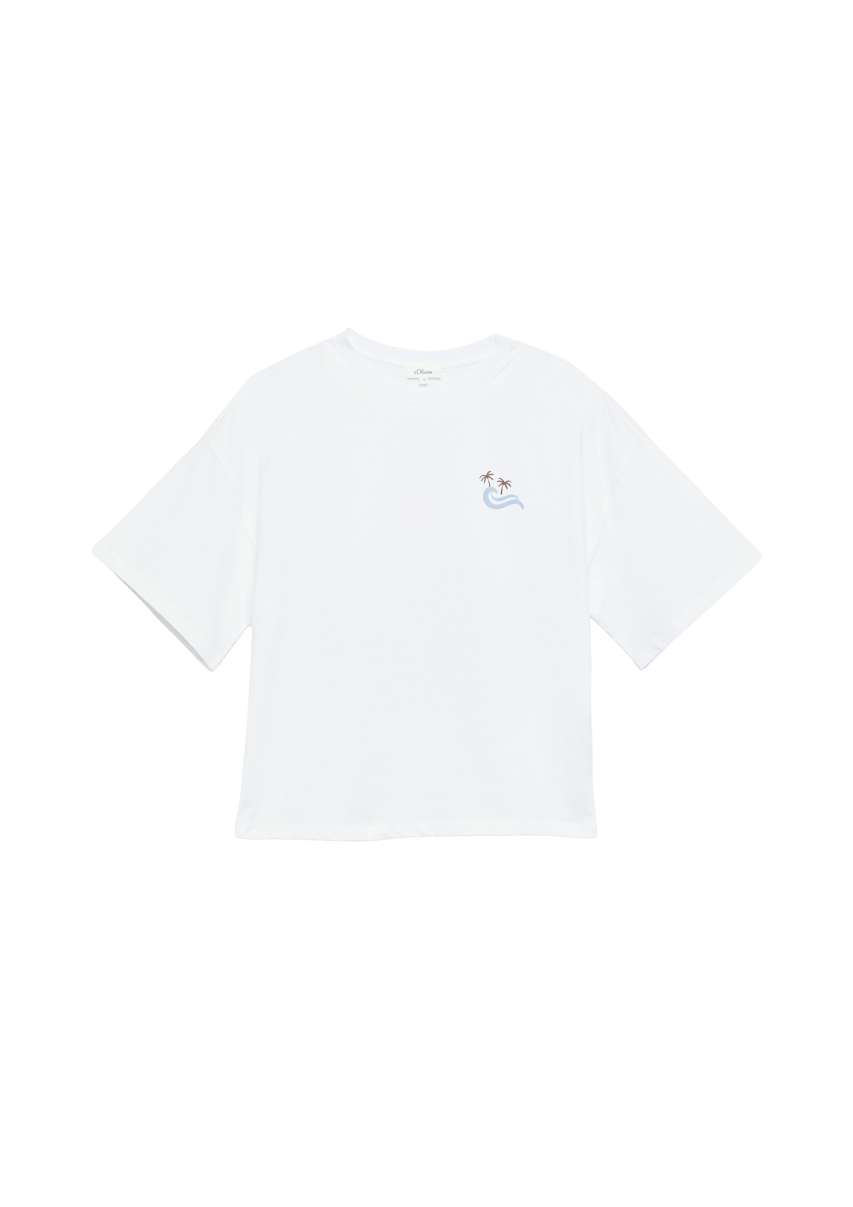 S. Oliver red Damen T-Shirts White
