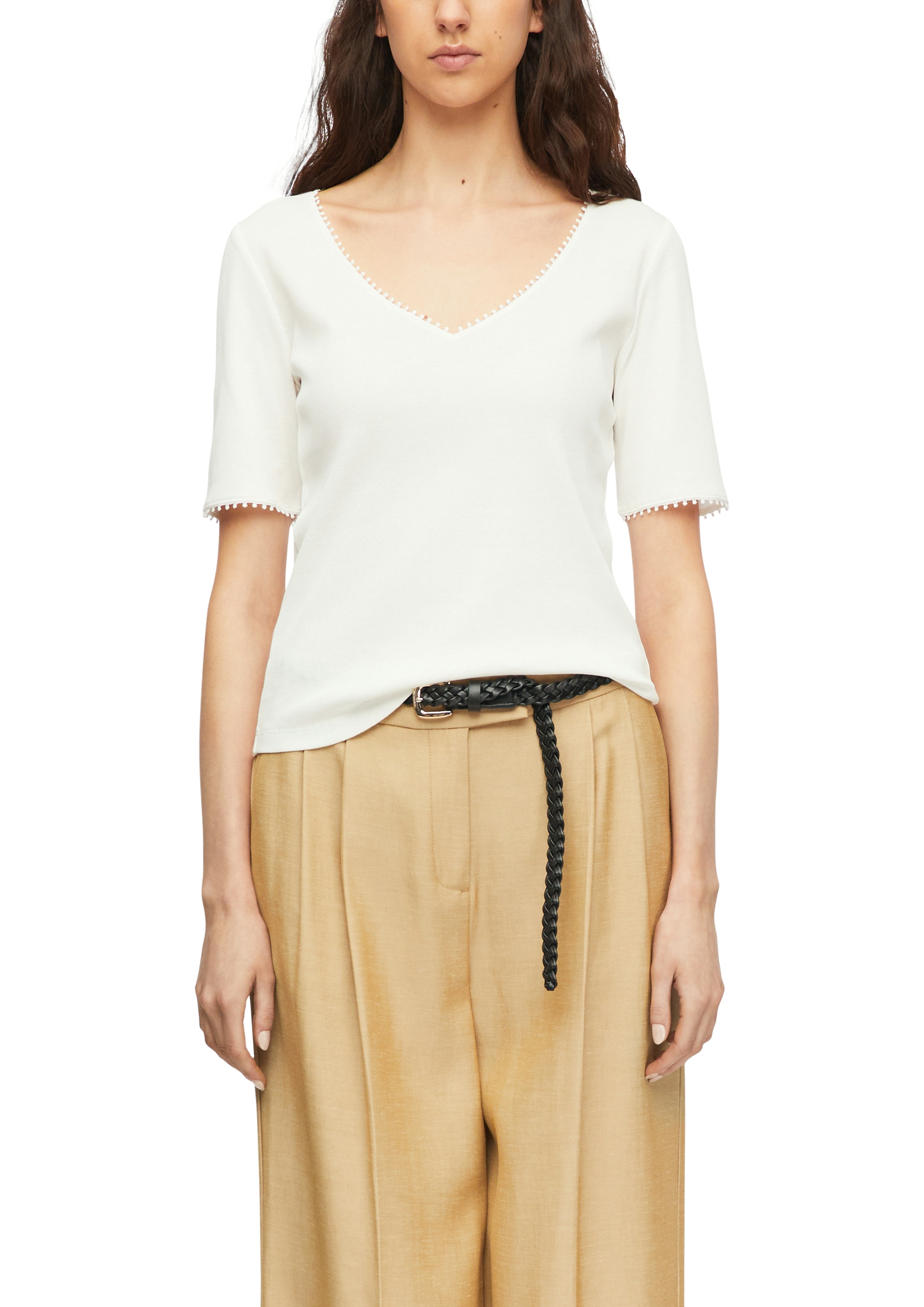 Comma Damen T-Shirts White