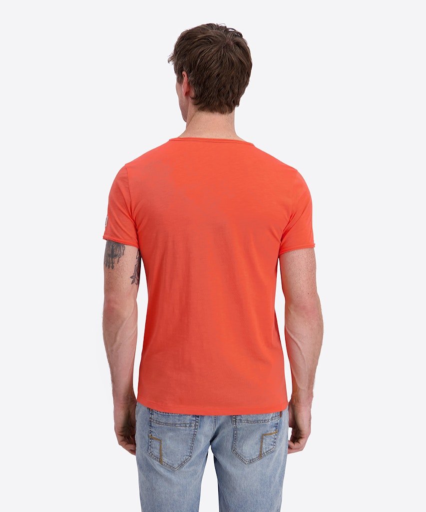 Timezone Herren T-Shirts kurz  Hot Coral