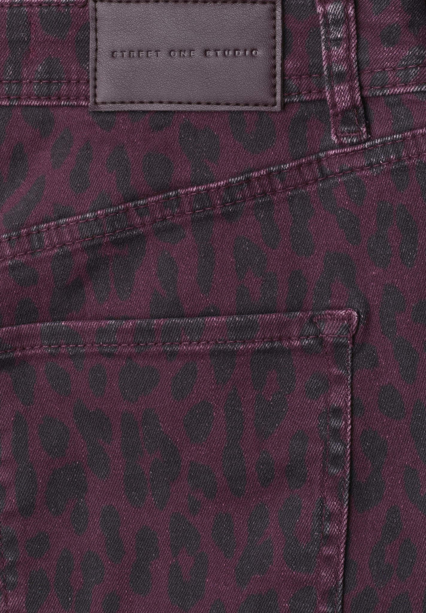 Street One Studio Damen Hosen  Burgundi