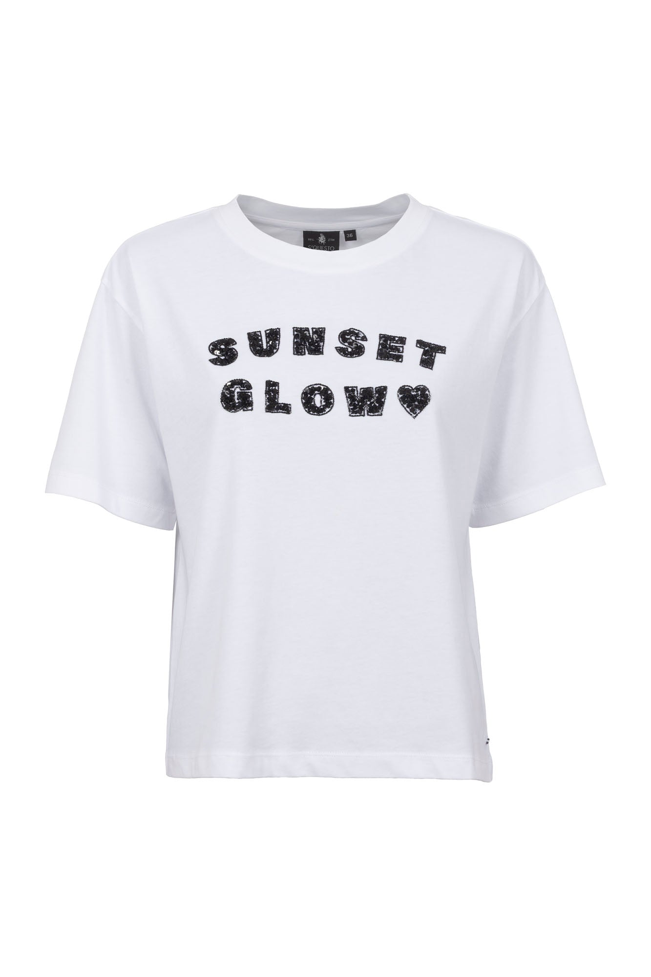 Soquesto Damen T-Shirts Weiß