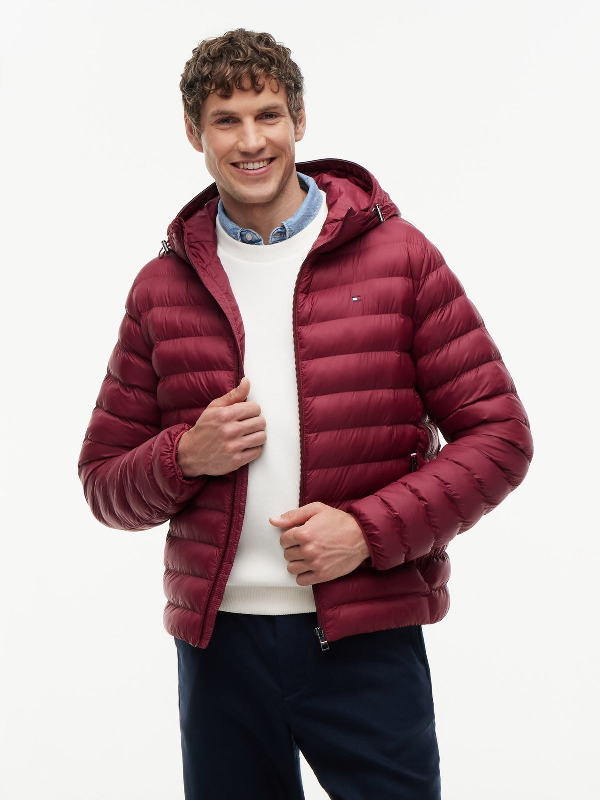 Tommy Hilfiger Herren Jacken Vlp Purple