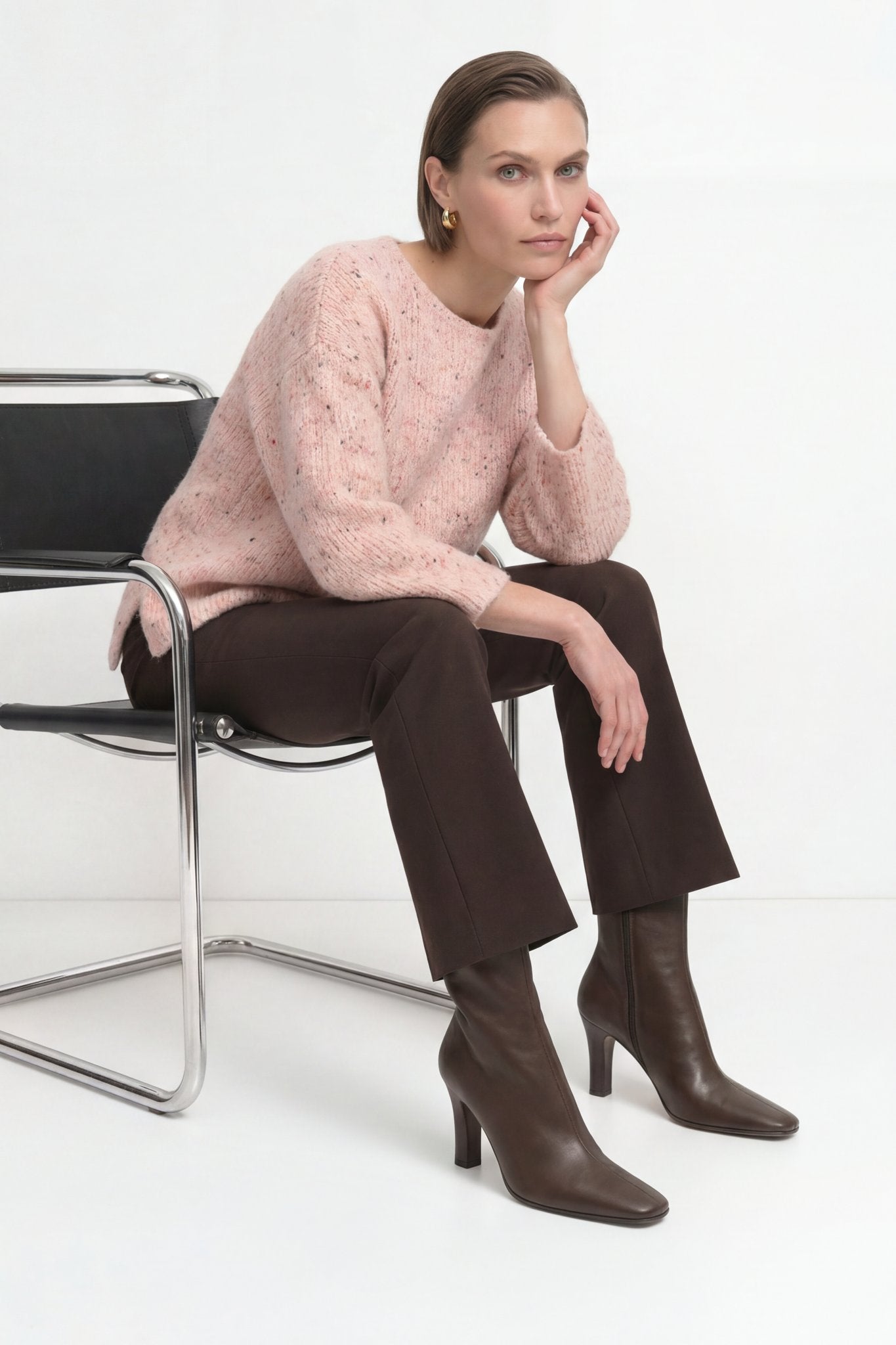 Rich & Royal Damen Pullover Powder Rosã©