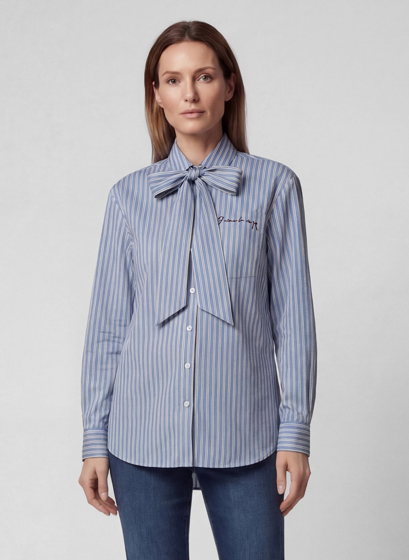 Rabe Damen Blusen Pastellblau
