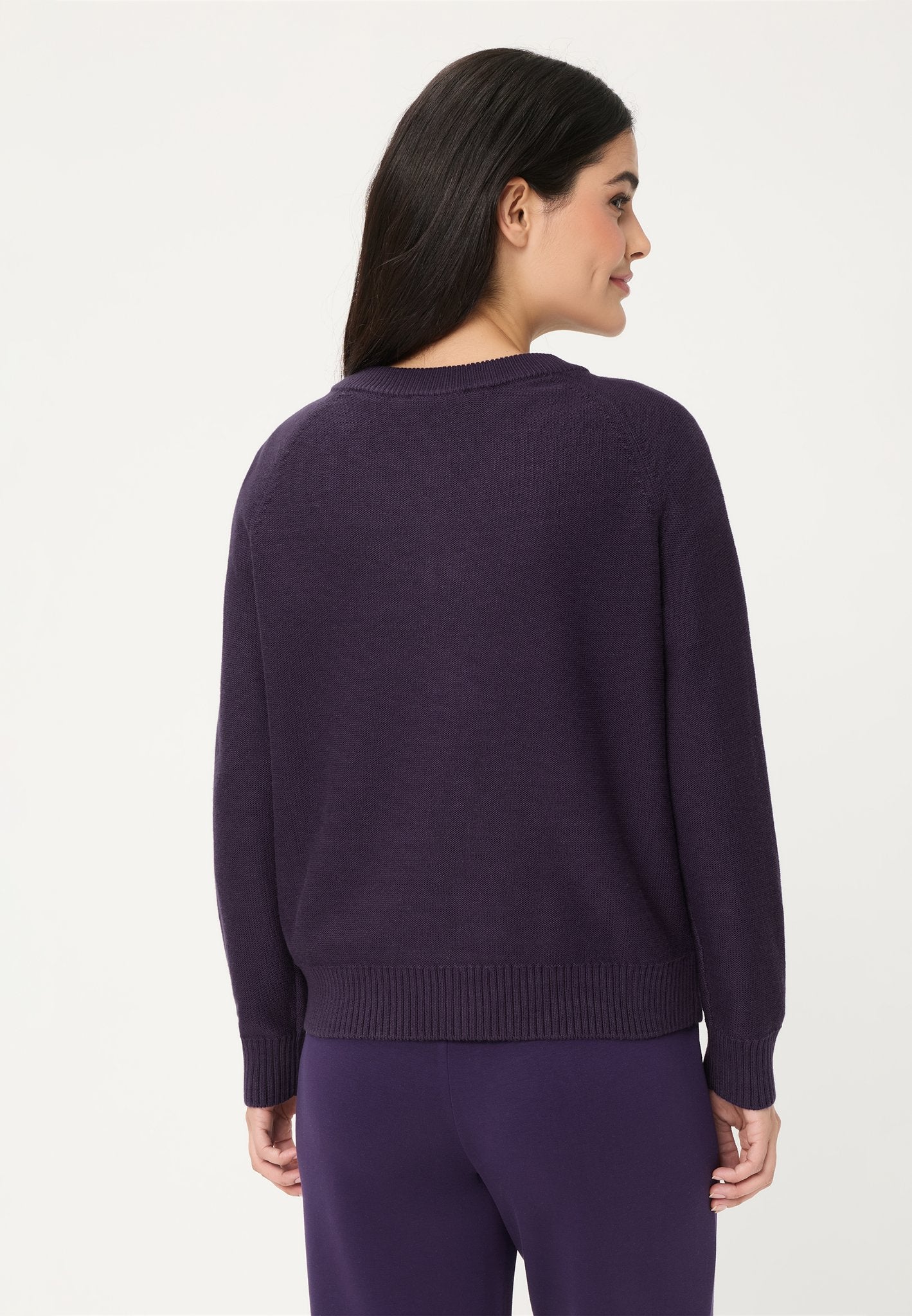 Olsen Damen Strickjacken  Plum