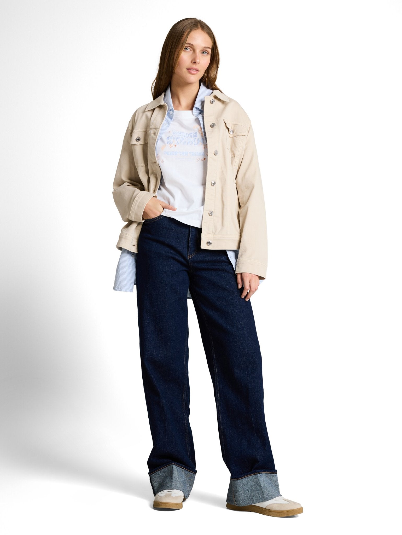 Tom Tailor denim Damen T-Shirts White