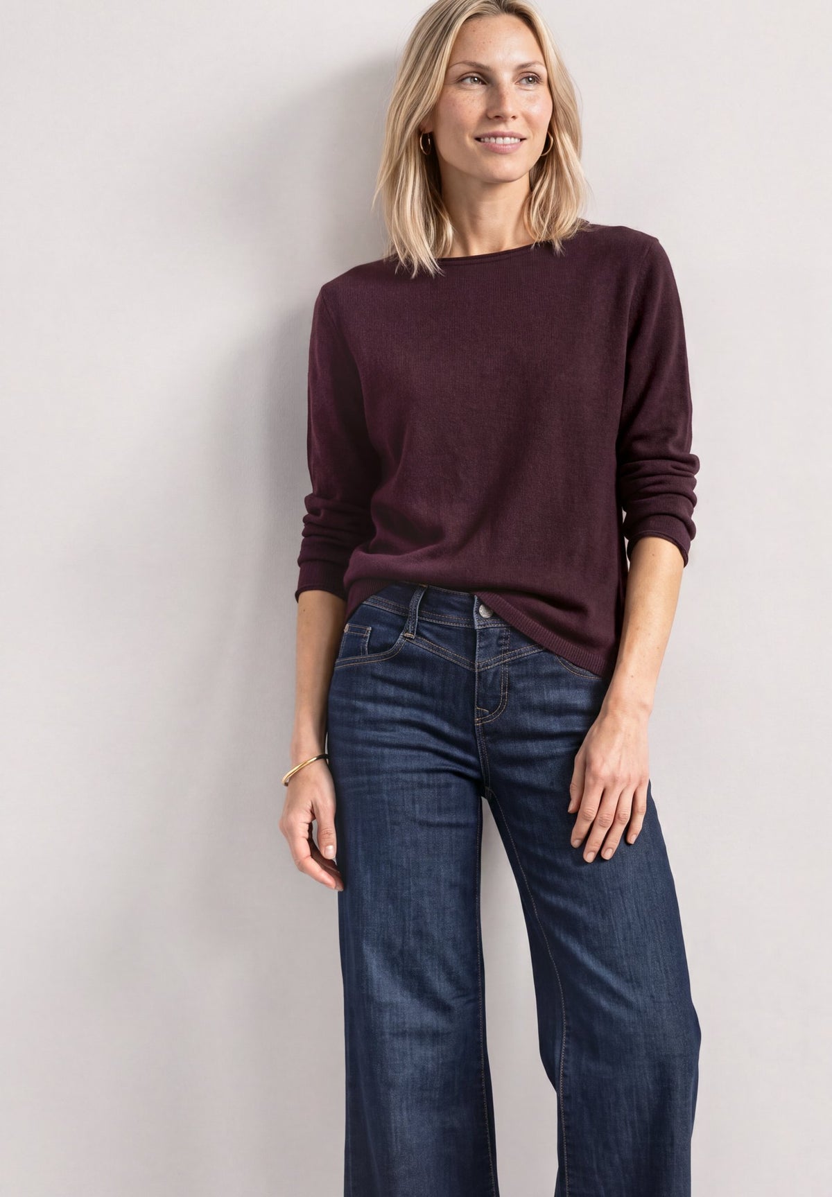 Street One Damen Pullover  Rustic Ro