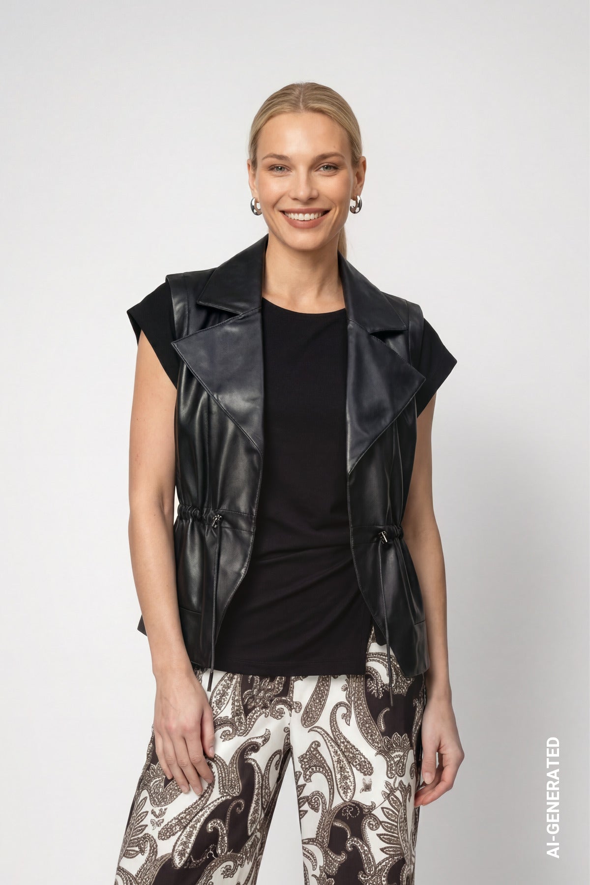 Monari Damen Indoorwesten Schwarz
