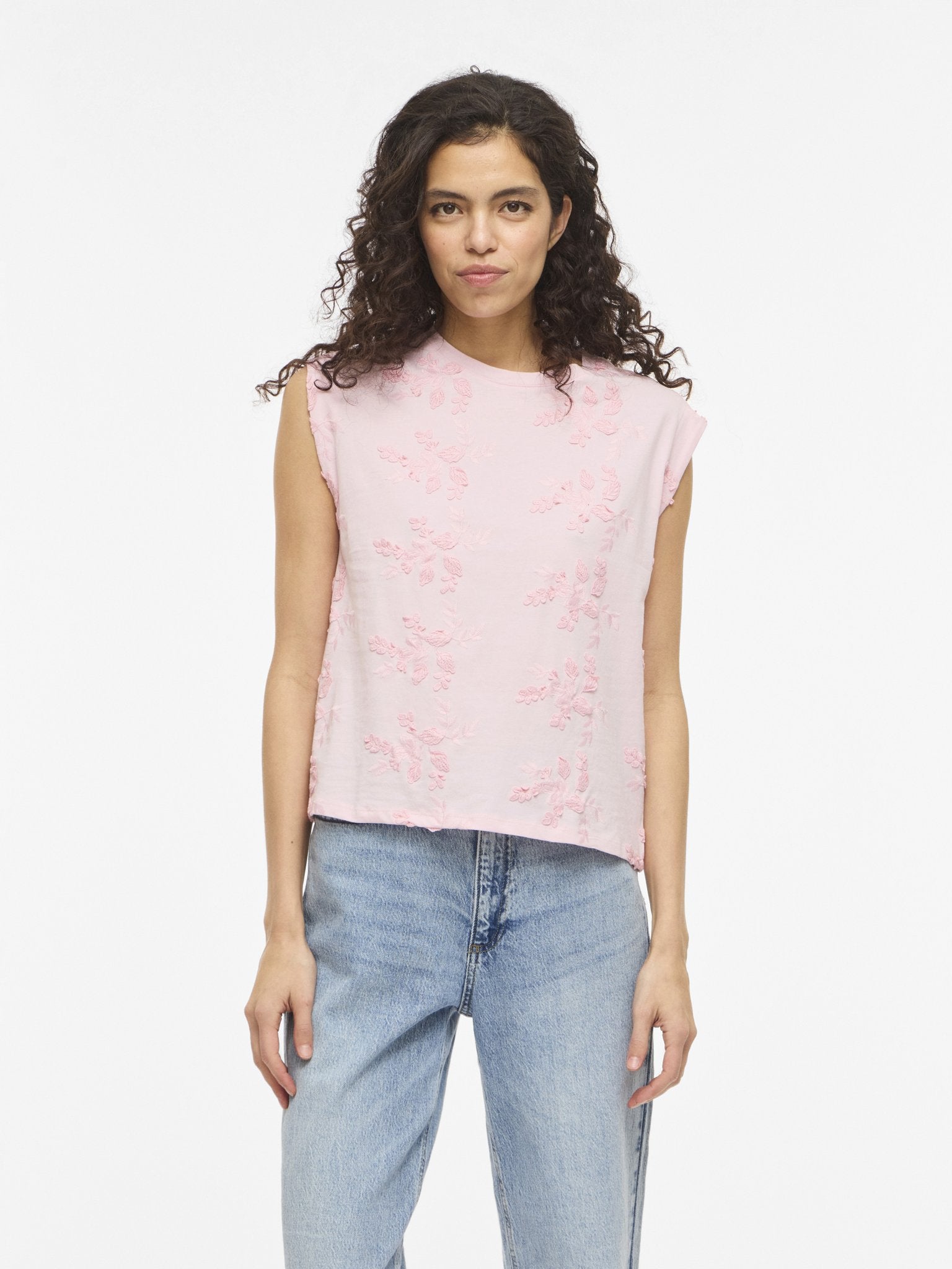 Vila Damen Tops Cherry Blossom