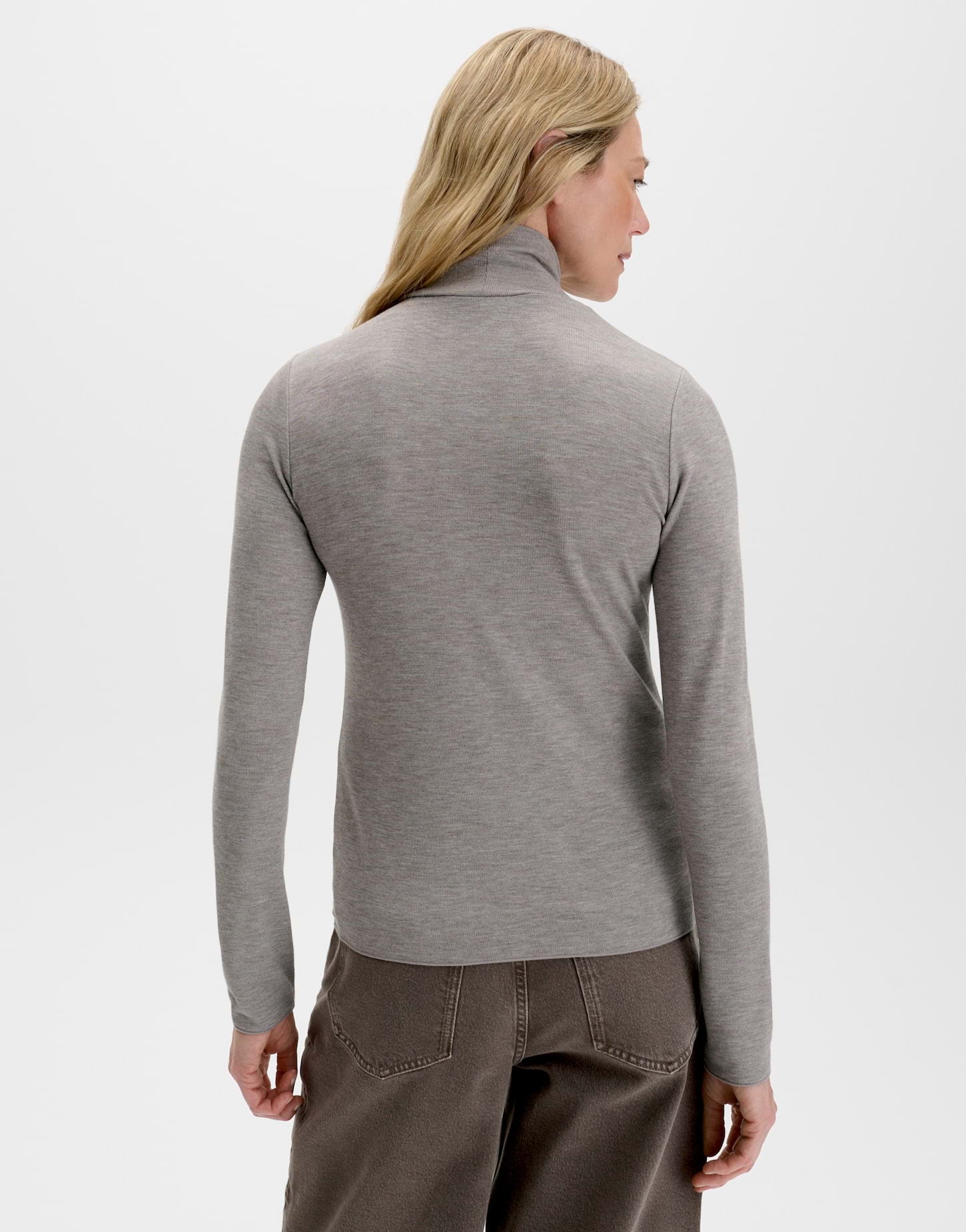 Someday Damen T-Shirts Taupewood Melan