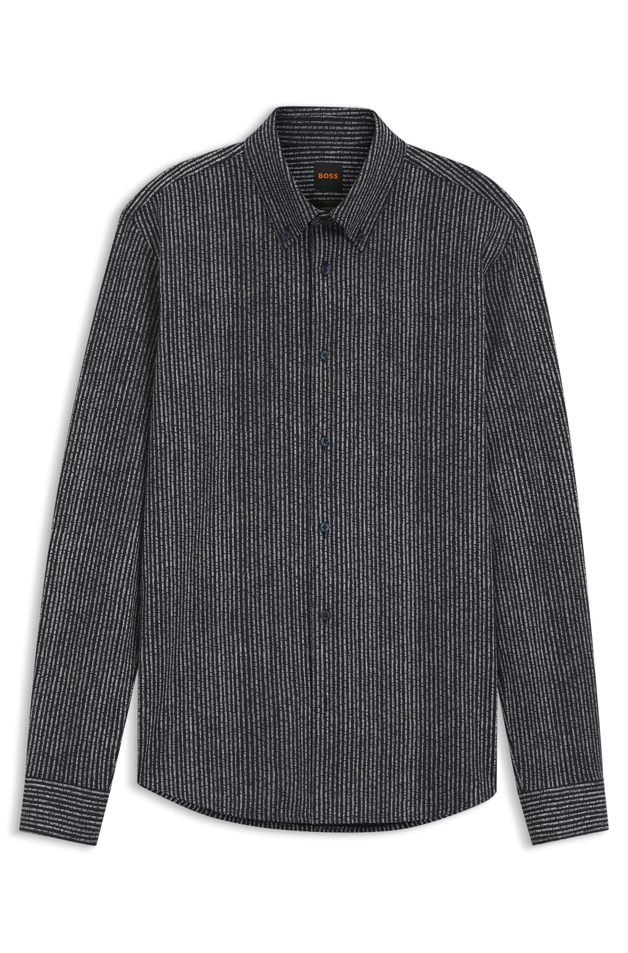 Boss Orange Herren Hemden Dark Blue
