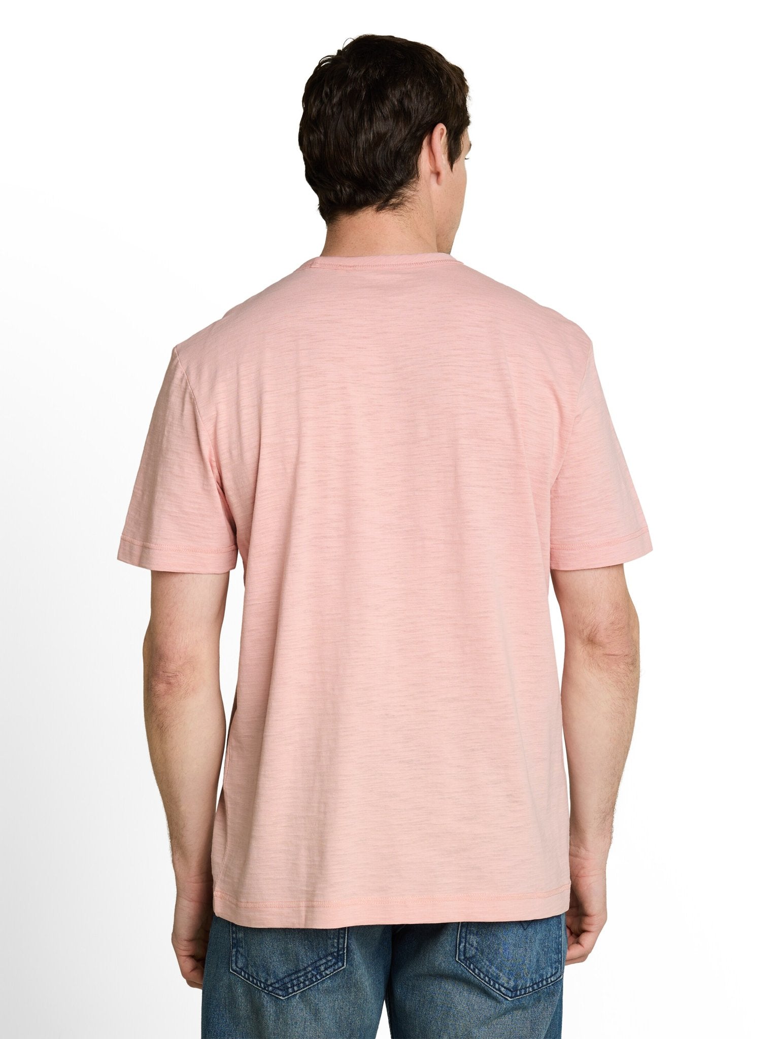 Tom Tailor Herren T-Shirts kurz Twinkle Pink
